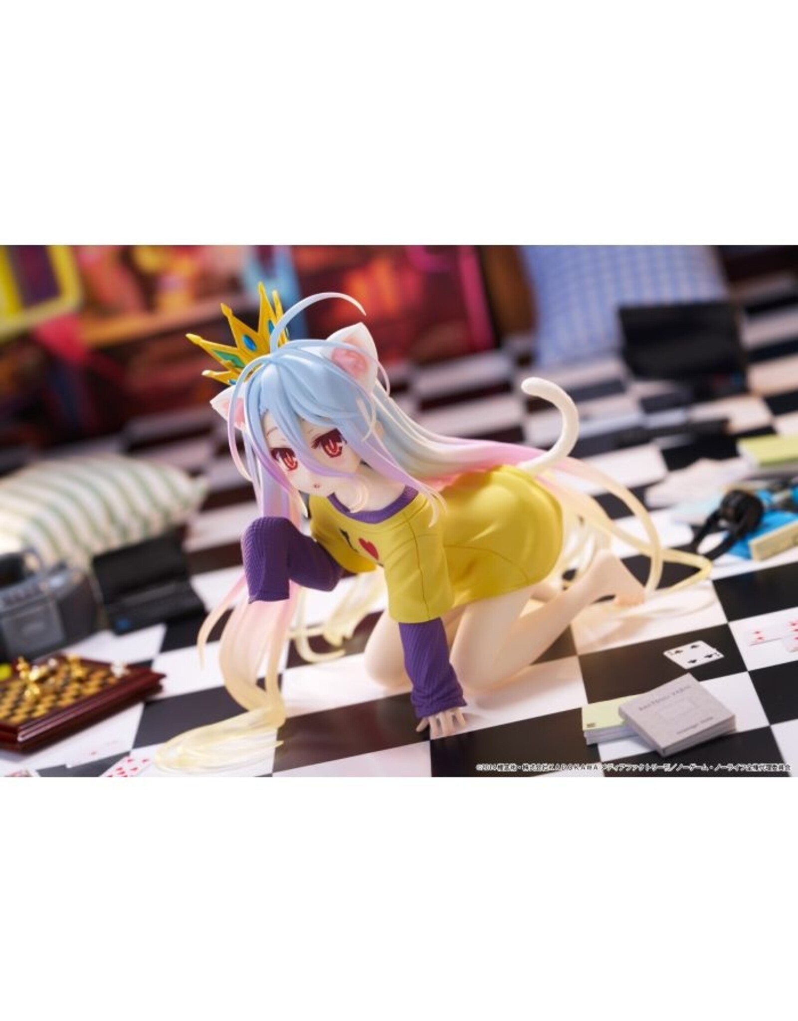 Shiro Cat Ear T-shirt Ver. Desktop Cute Figure