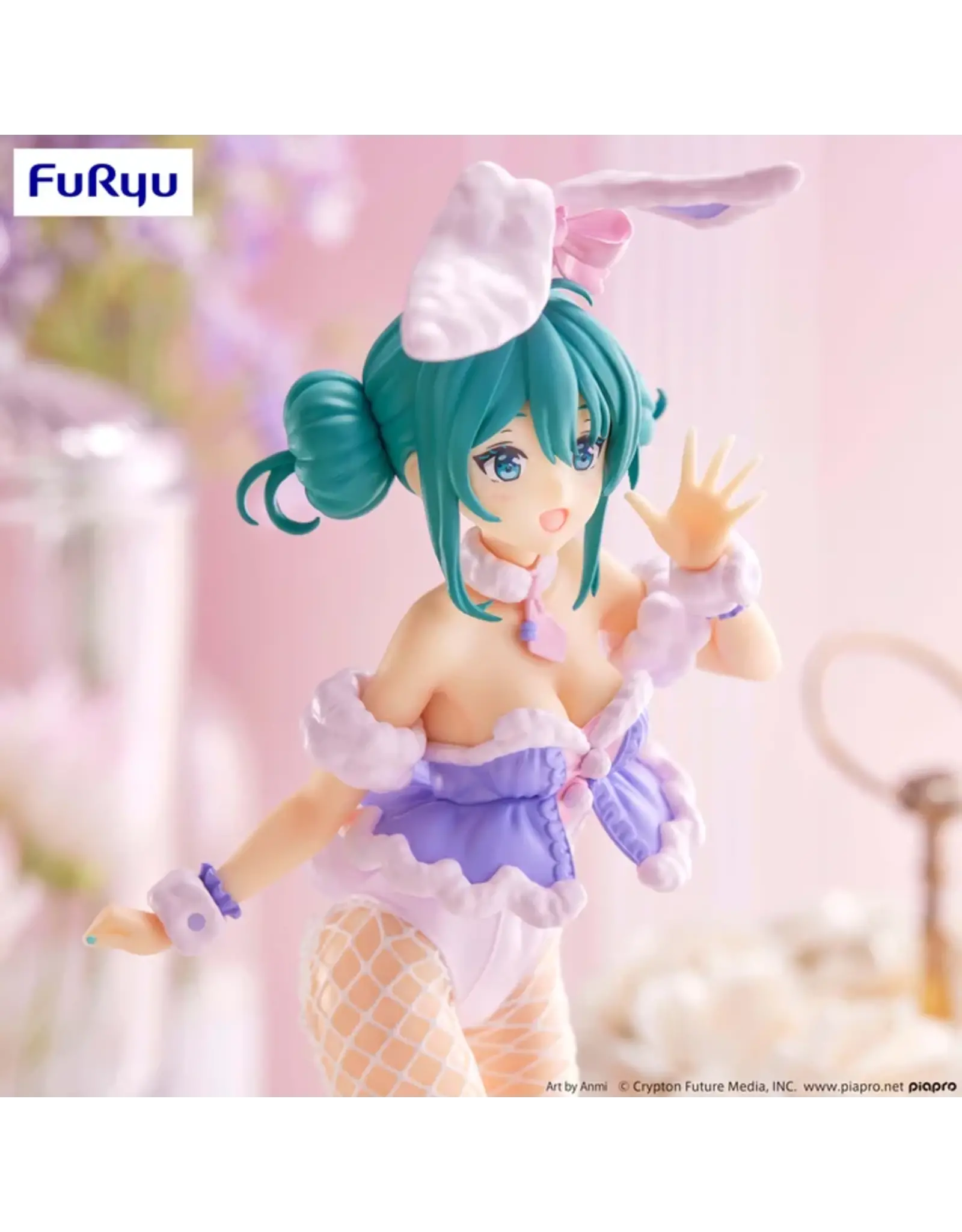 BiCute Bunnies Hatsune Miku White Rabbit Purple Color Ver. Figure