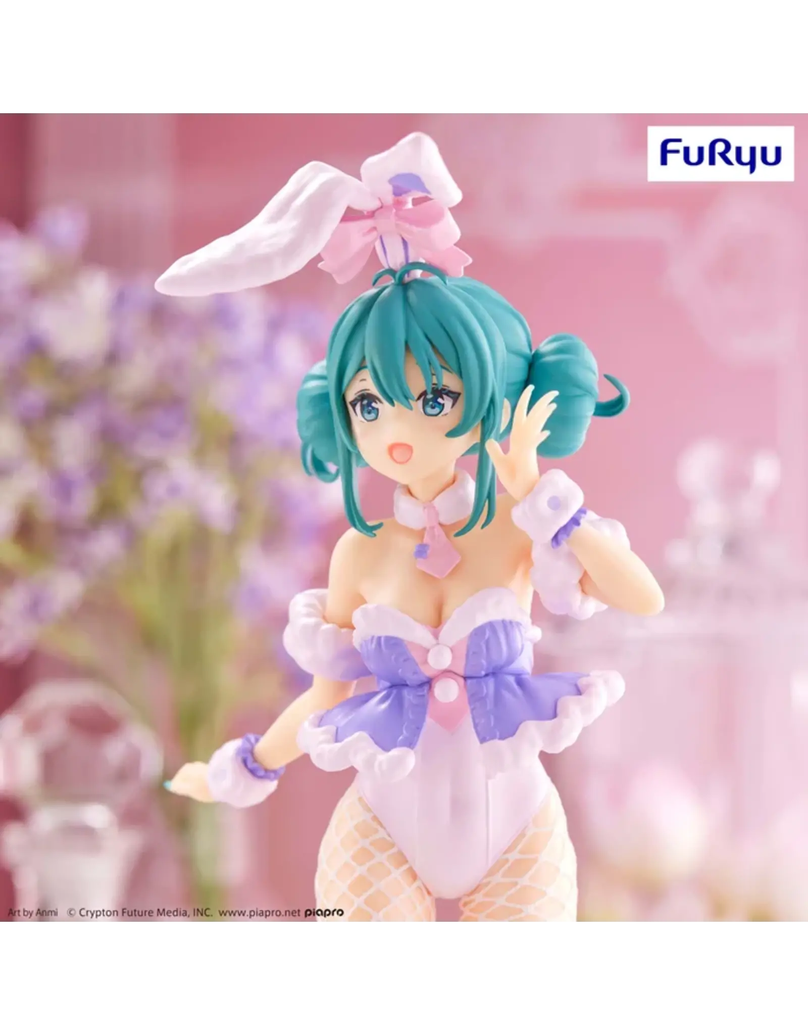 BiCute Bunnies Hatsune Miku White Rabbit Purple Color Ver. Figure