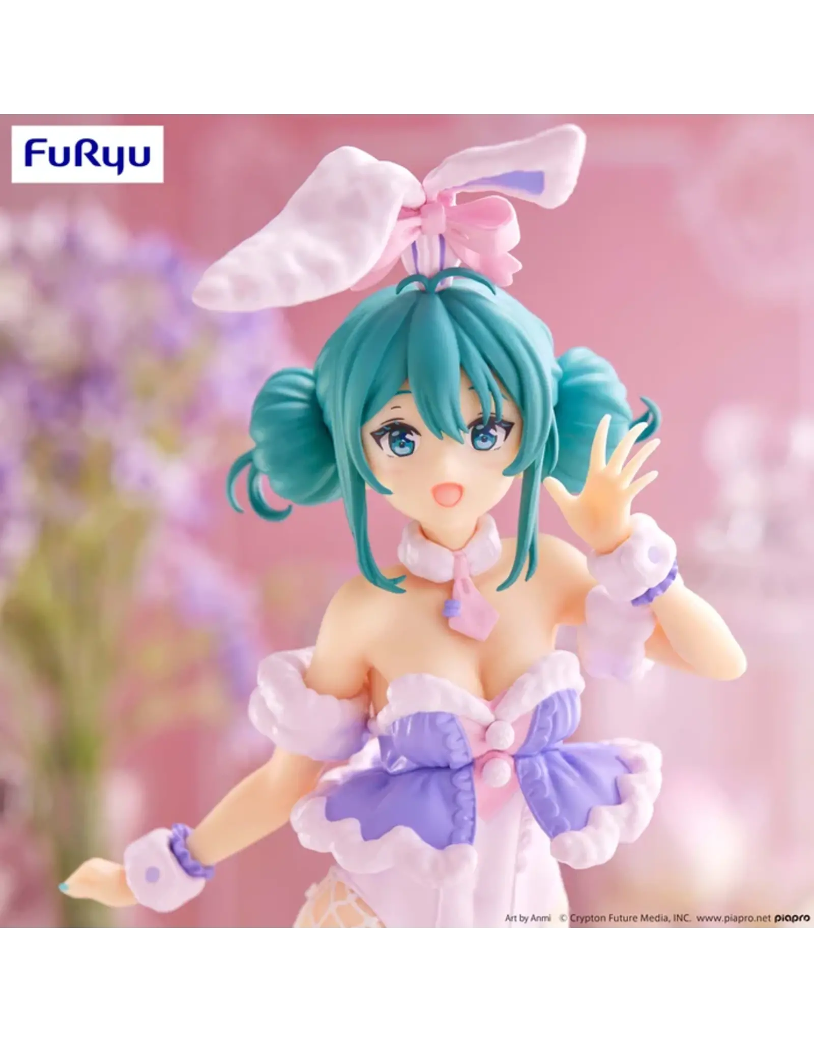 BiCute Bunnies Hatsune Miku White Rabbit Purple Color Ver. Figure