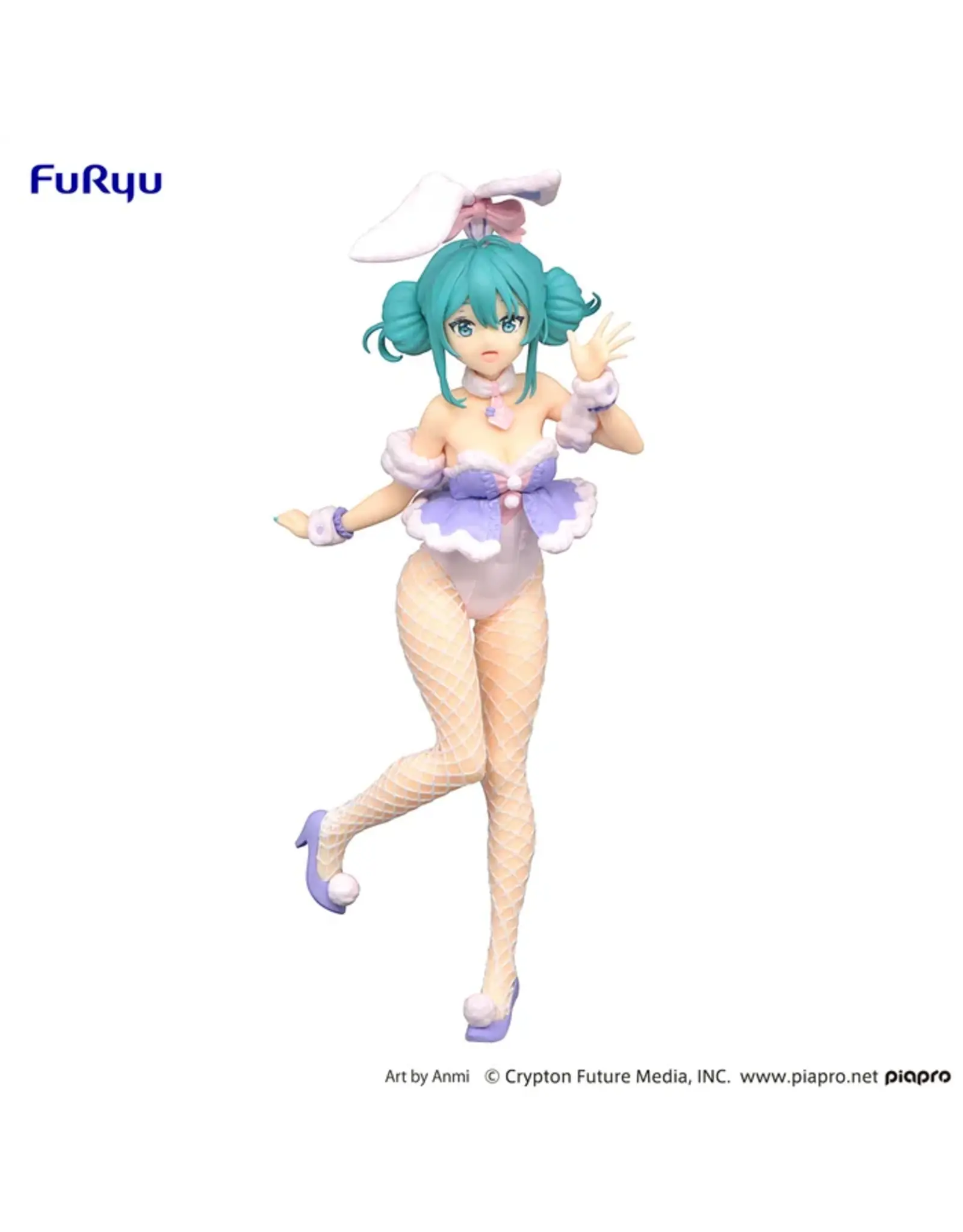 BiCute Bunnies Hatsune Miku White Rabbit Purple Color Ver. Figure