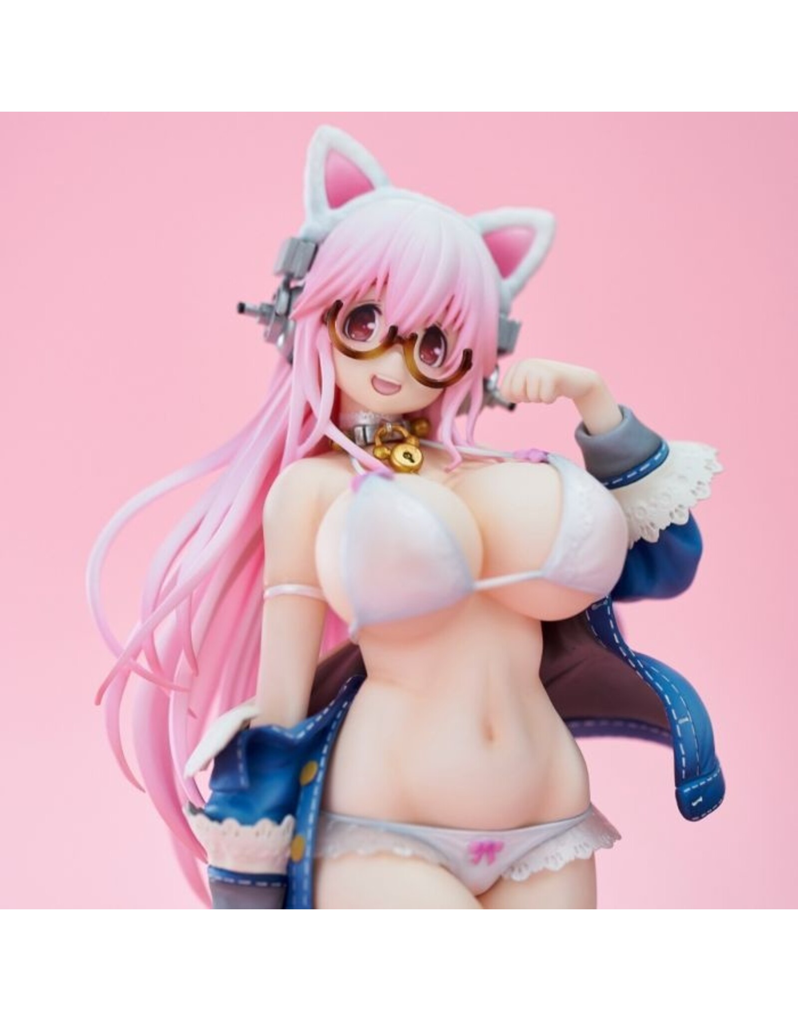 Super Sonico White Cat Non Scale Figure *Special Order*
