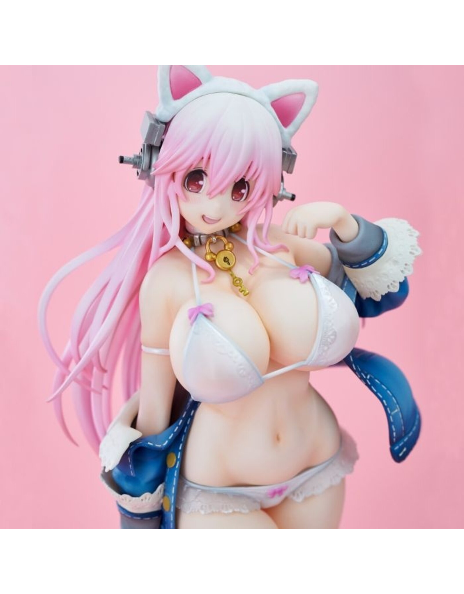Super Sonico White Cat Non Scale Figure *Special Order*