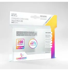 Gamegen!c Gamegenic Matte Sleeves: Standard Card Game Value Pack 200