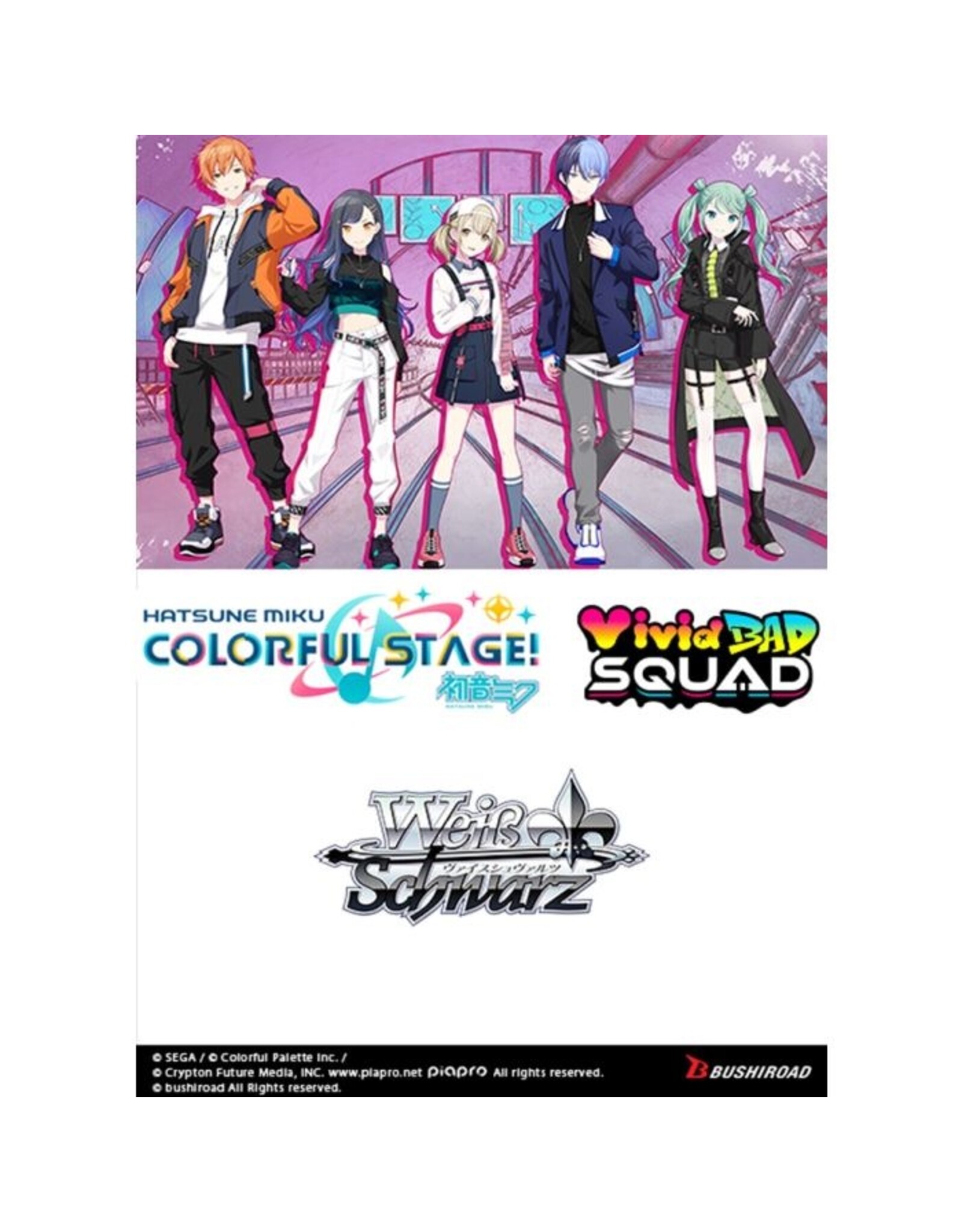 Weiss Schwarz Hatsune Miku: Colorful Stage Vivid Bad Squad EN. TD+ *Pre-order*