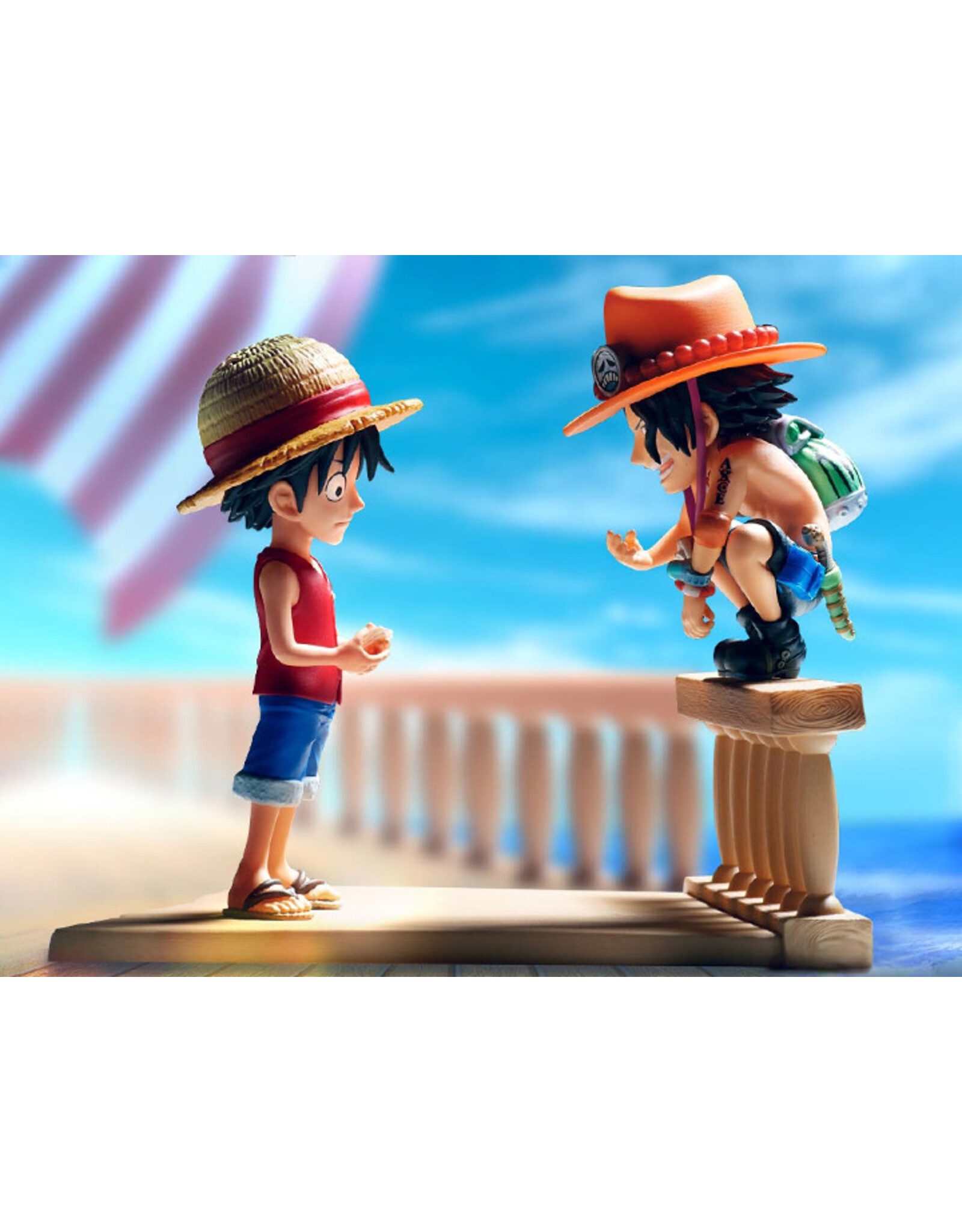 One Piece Log Stories Luffy & Ace Figure