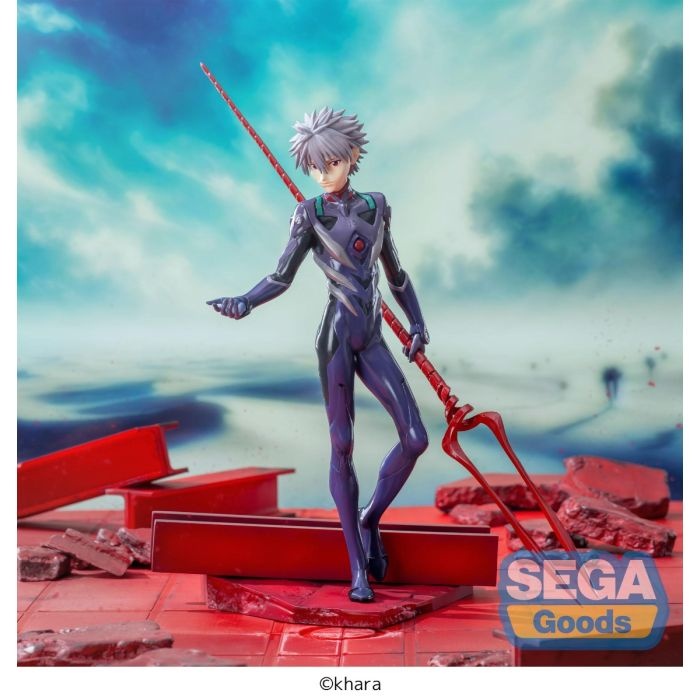 ◆KAWORU Kaworu Nagisa x Spear of Longinus Luminsatsa Figure *Pre-order