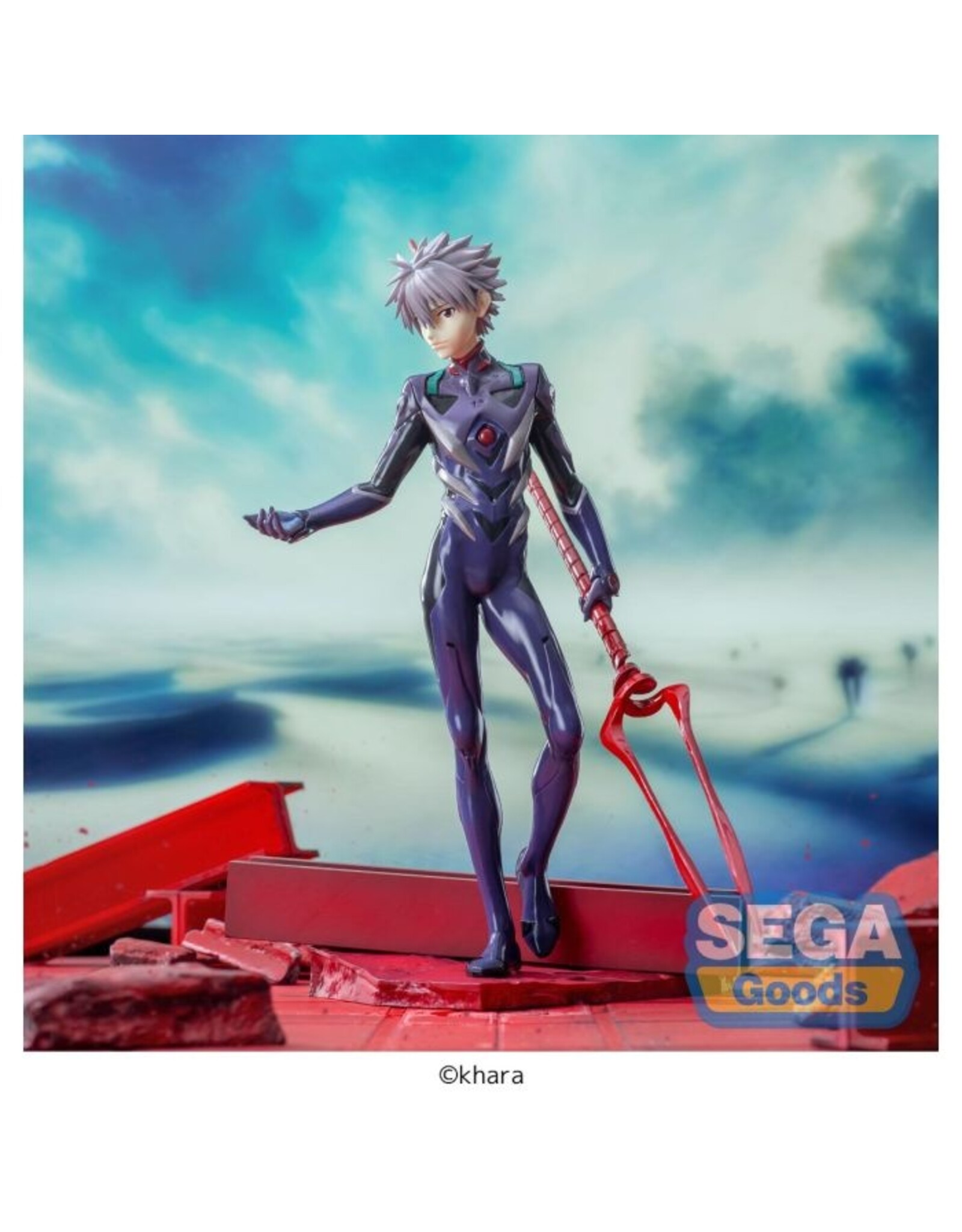 Kaworu Nagisa x Spear of Longinus Luminsatsa Figure *Pre-order*
