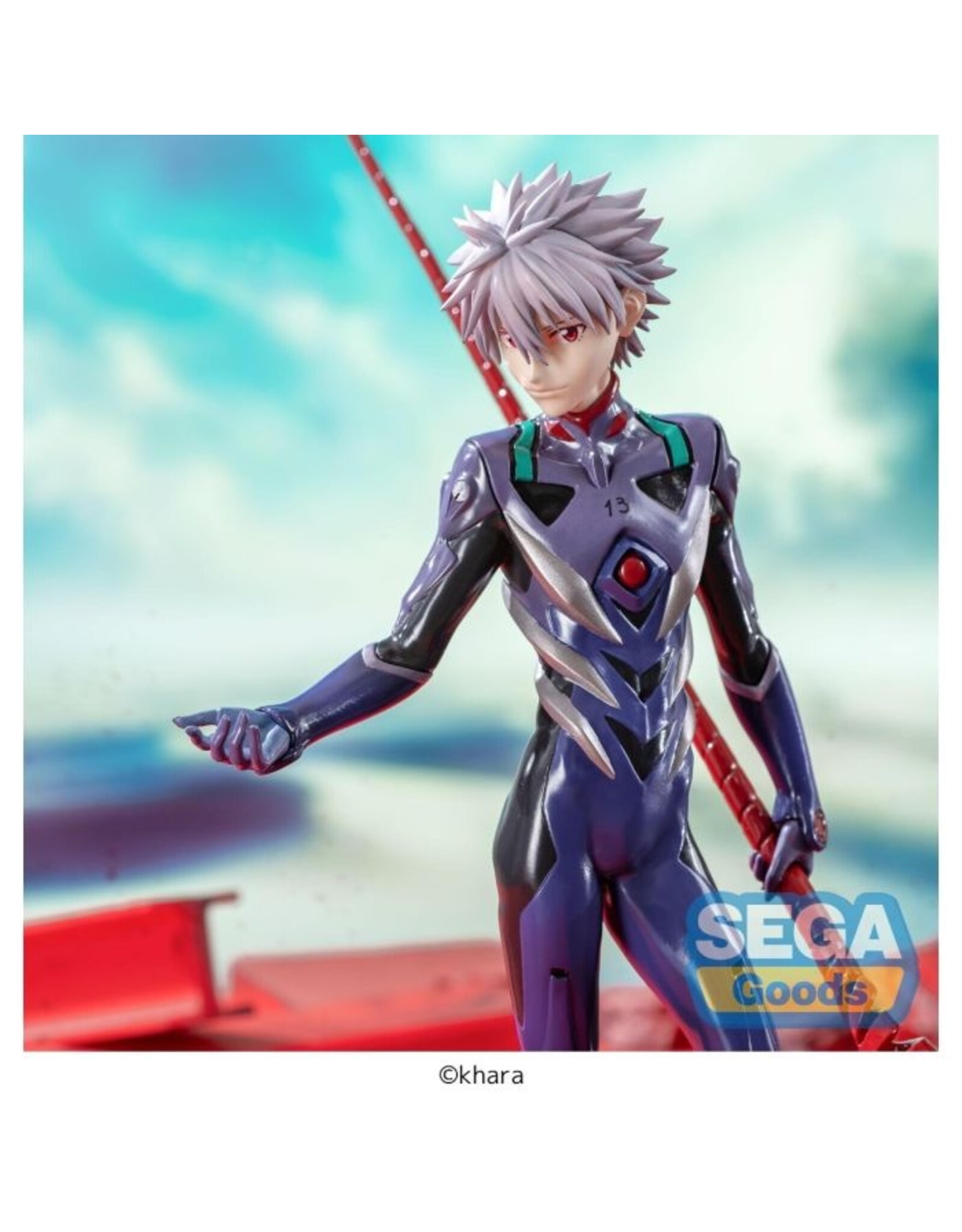 Kaworu Nagisa x Spear of Longinus Luminsatsa Figure *Pre-order*