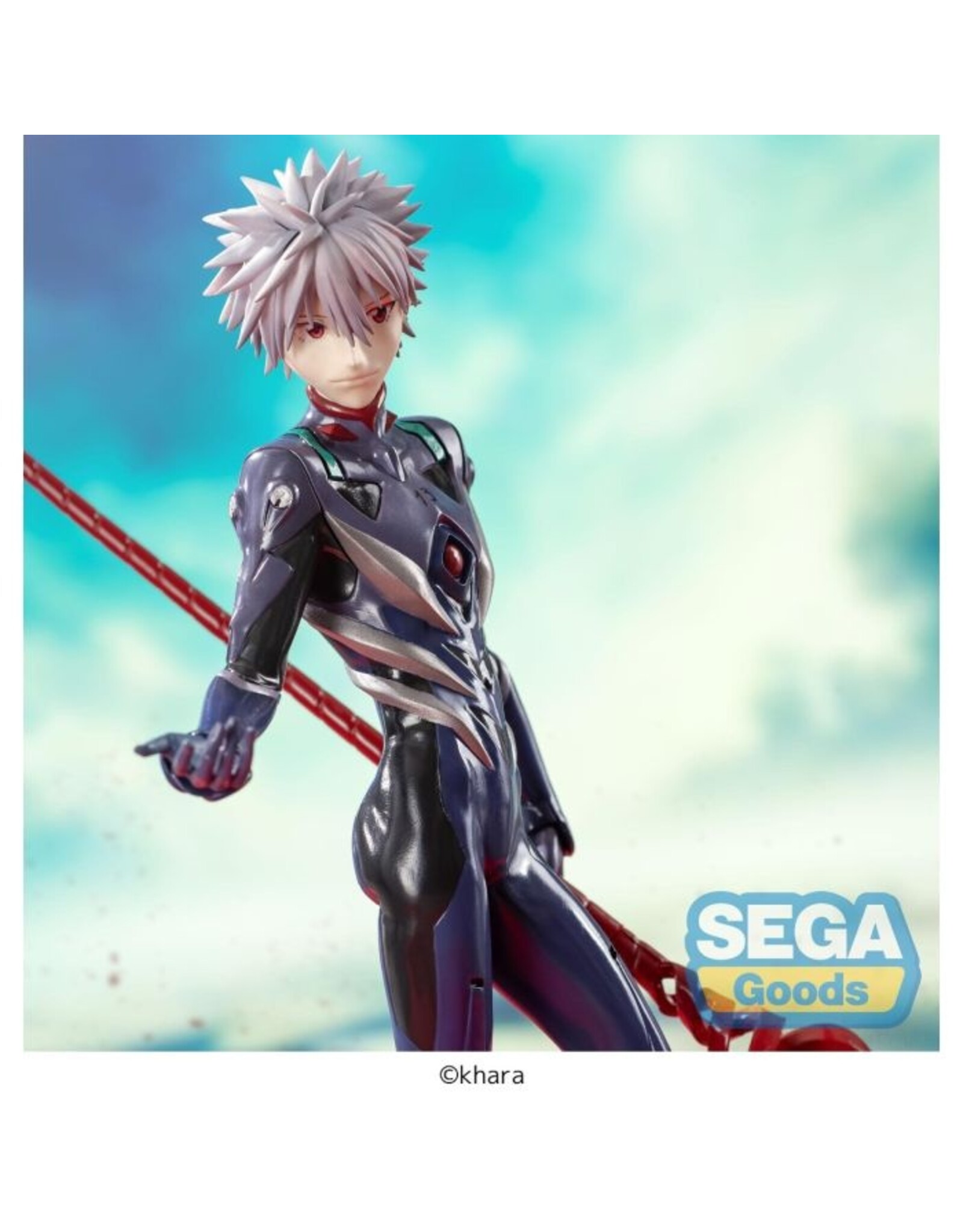 Kaworu Nagisa x Spear of Longinus Luminsatsa Figure *Pre-order*