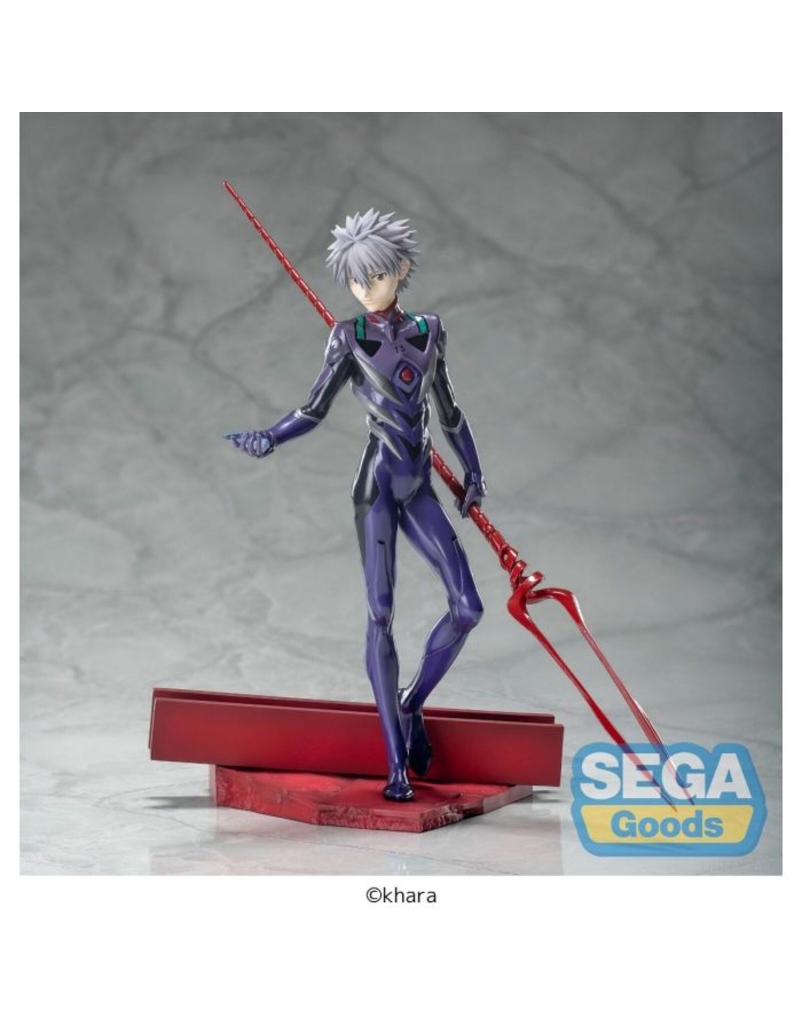 Kaworu Nagisa x Spear of Longinus Luminsatsa Figure *Pre-order*