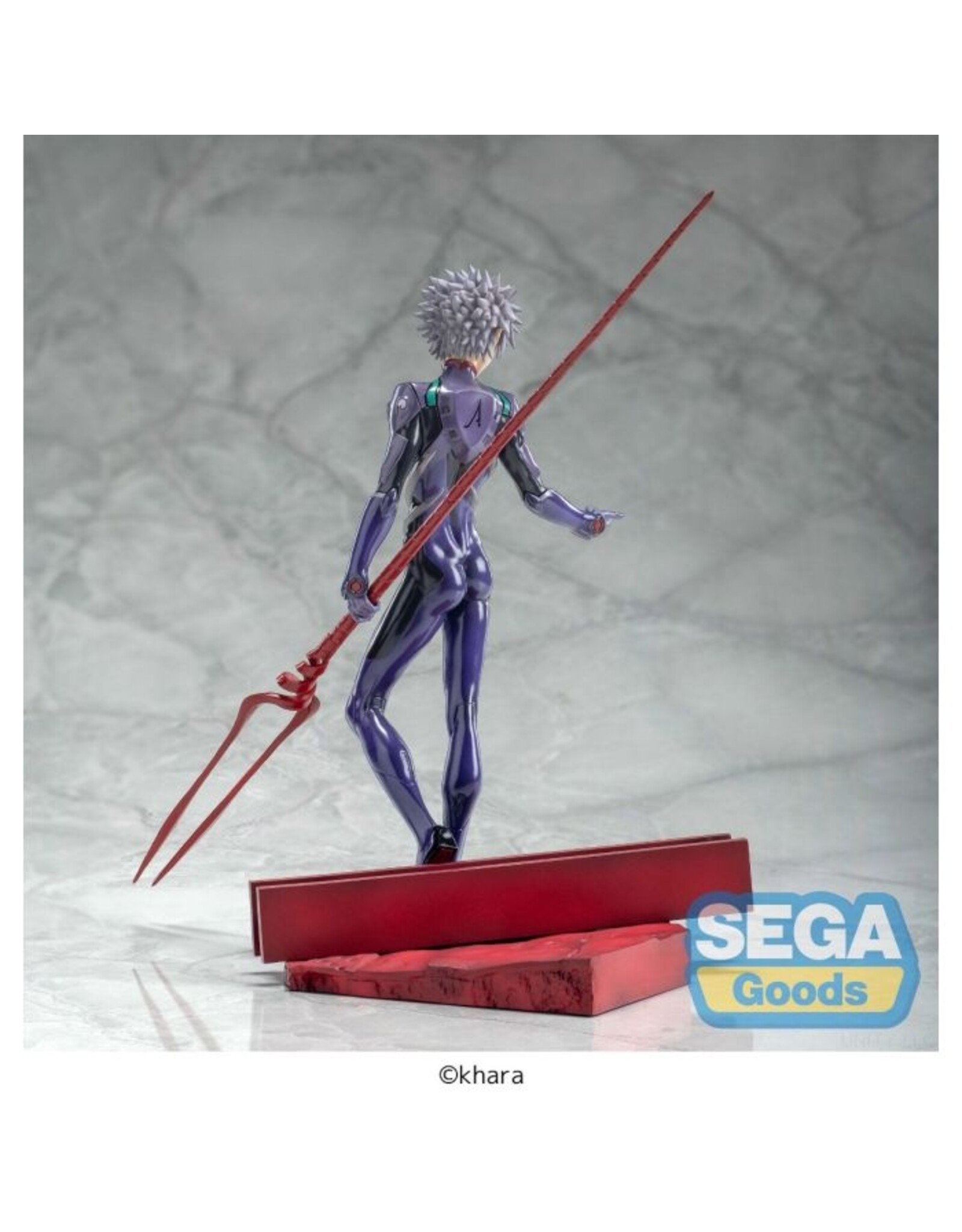 Kaworu Nagisa x Spear of Longinus Luminsatsa Figure *Pre-order*