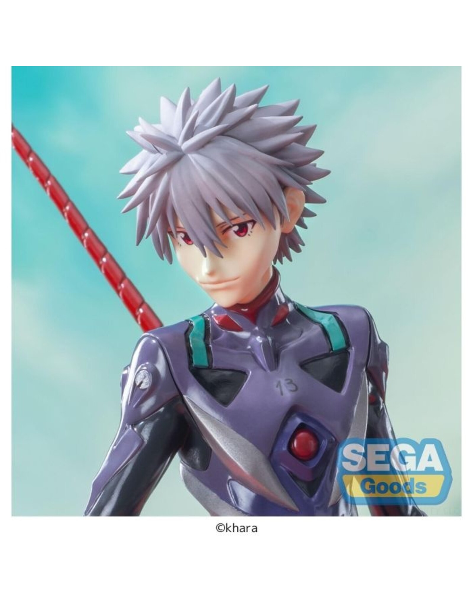 Kaworu Nagisa x Spear of Longinus Luminsatsa Figure *Pre-order*
