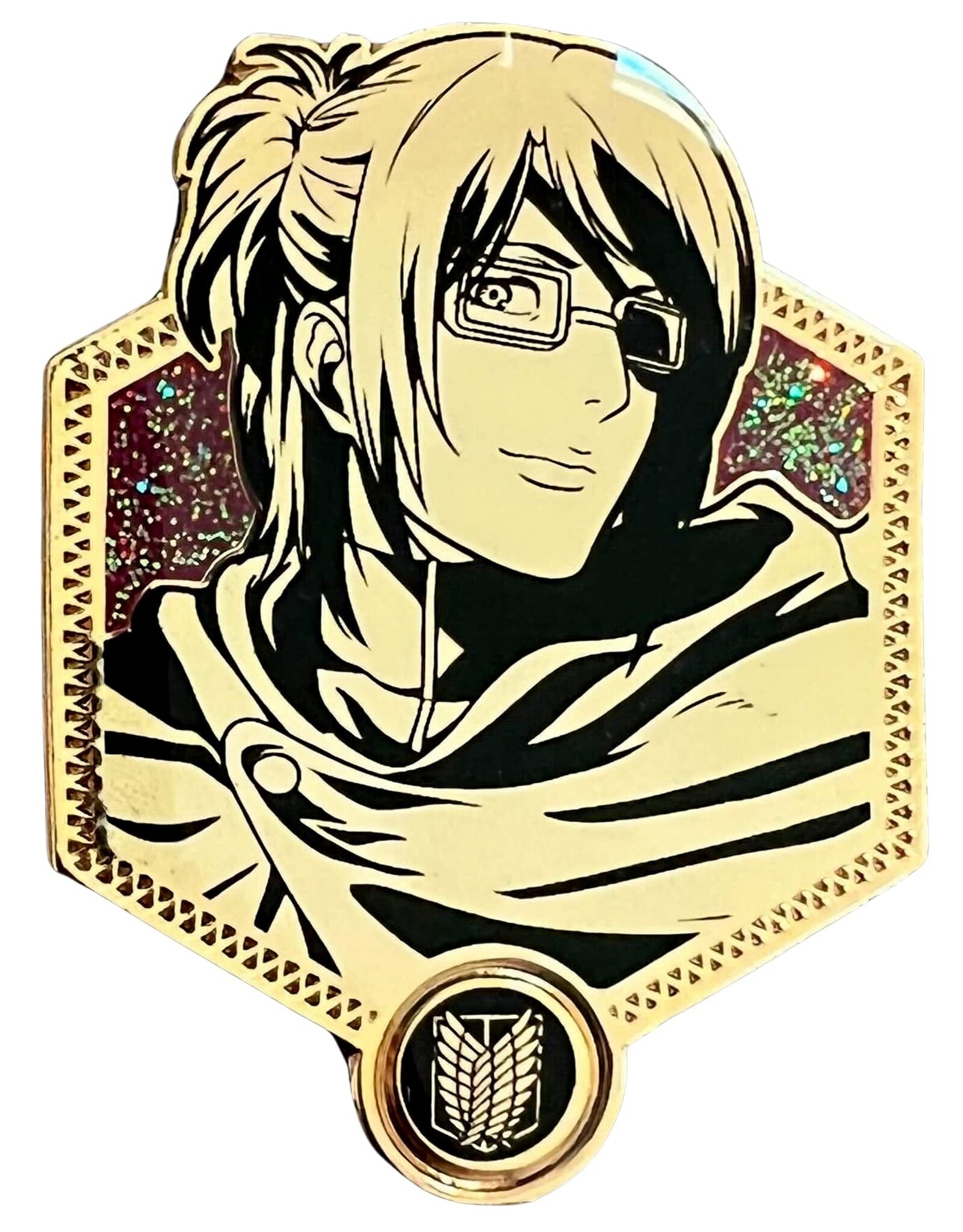 Zen Monkey Studios Attack On Titan Gold Pin- Hange Zoe