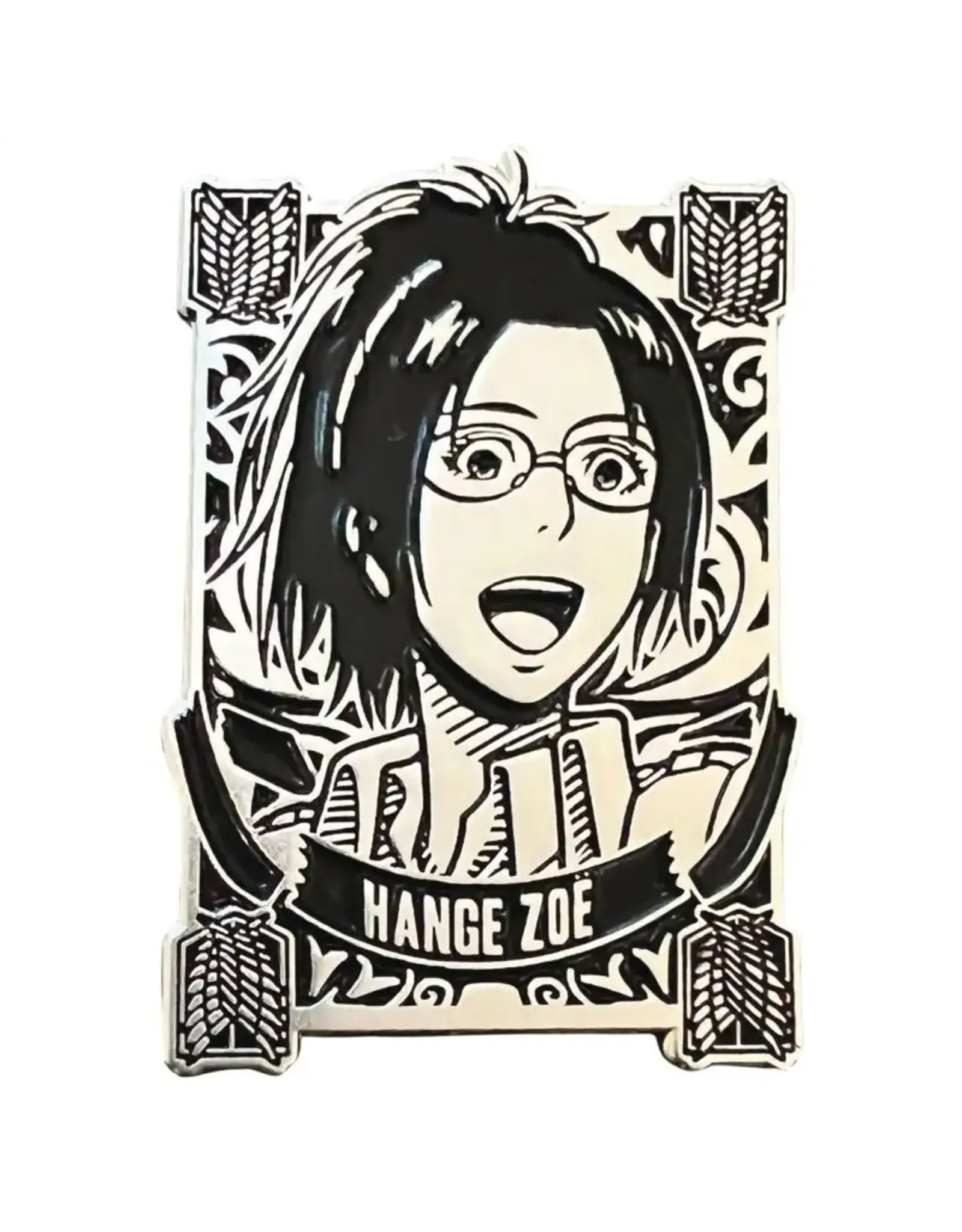 Zen Monkey Studios Attack On Titan Badge Pin- Hange