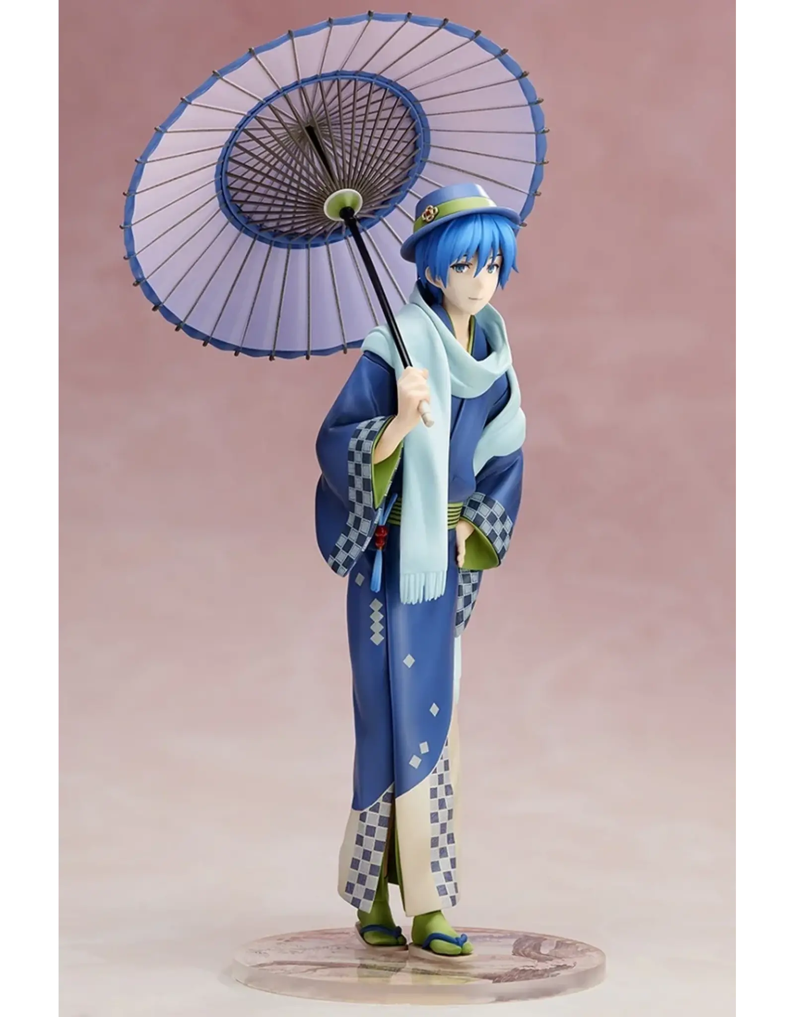 Vocaloid Kaito Flower Kimono 1/8 Scale Figure (Used)