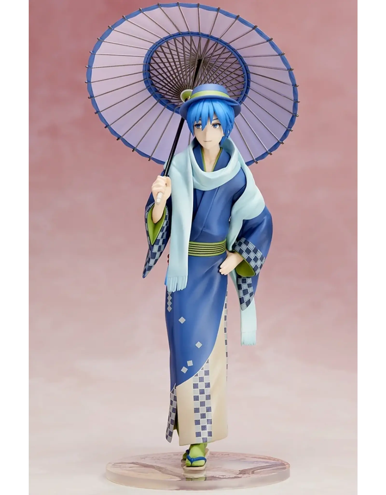 Vocaloid Kaito Flower Kimono 1/8 Scale Figure (Used)