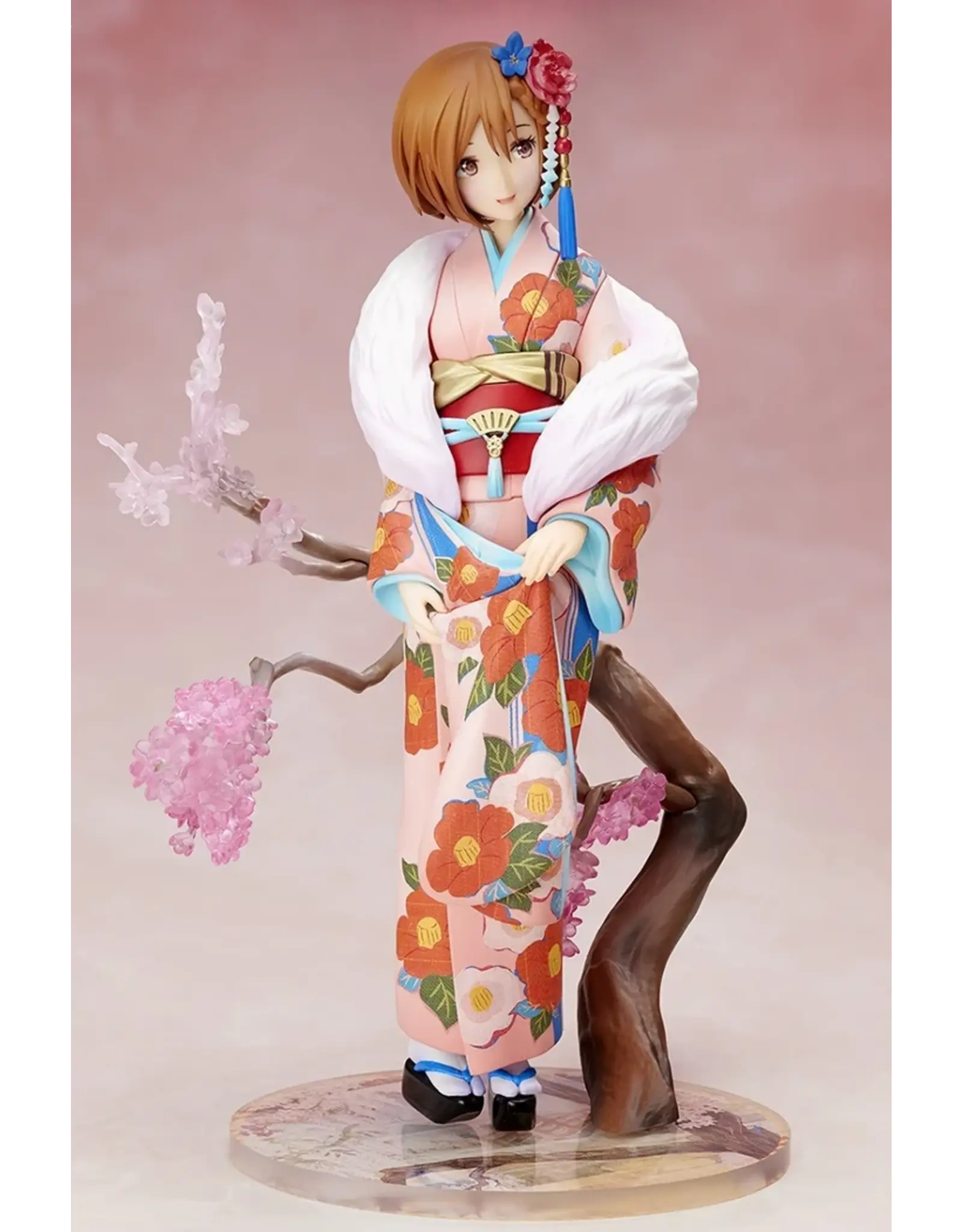 Vocaloid Meiko Flower Kimono 1/8 Scale Figure (Used)