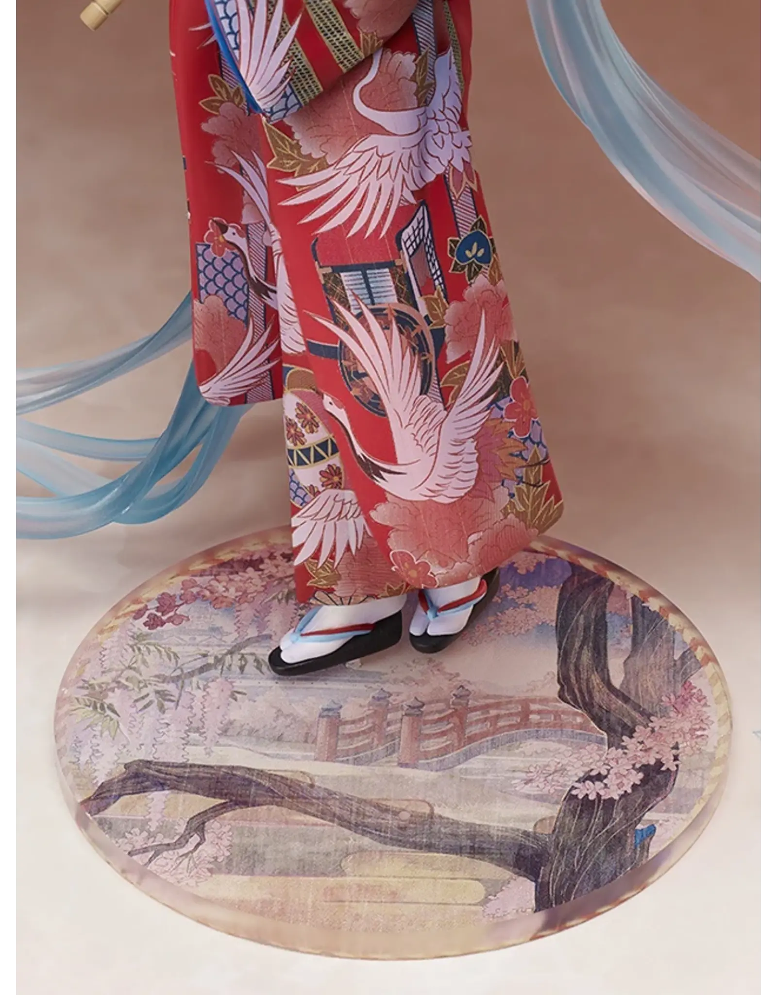Vocaloid Hatsune Miku Flower Kimono 1/8 Scale Figure (Used)