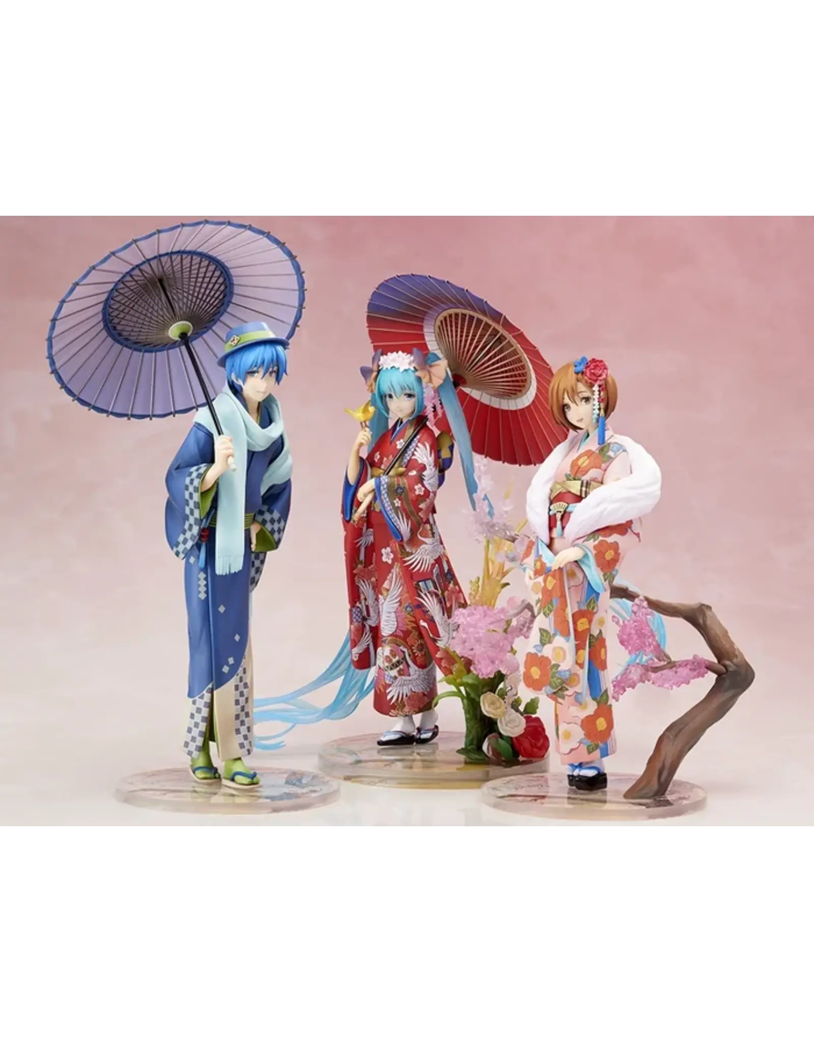 Vocaloid Hatsune Miku Flower Kimono 1/8 Scale Figure (Used)