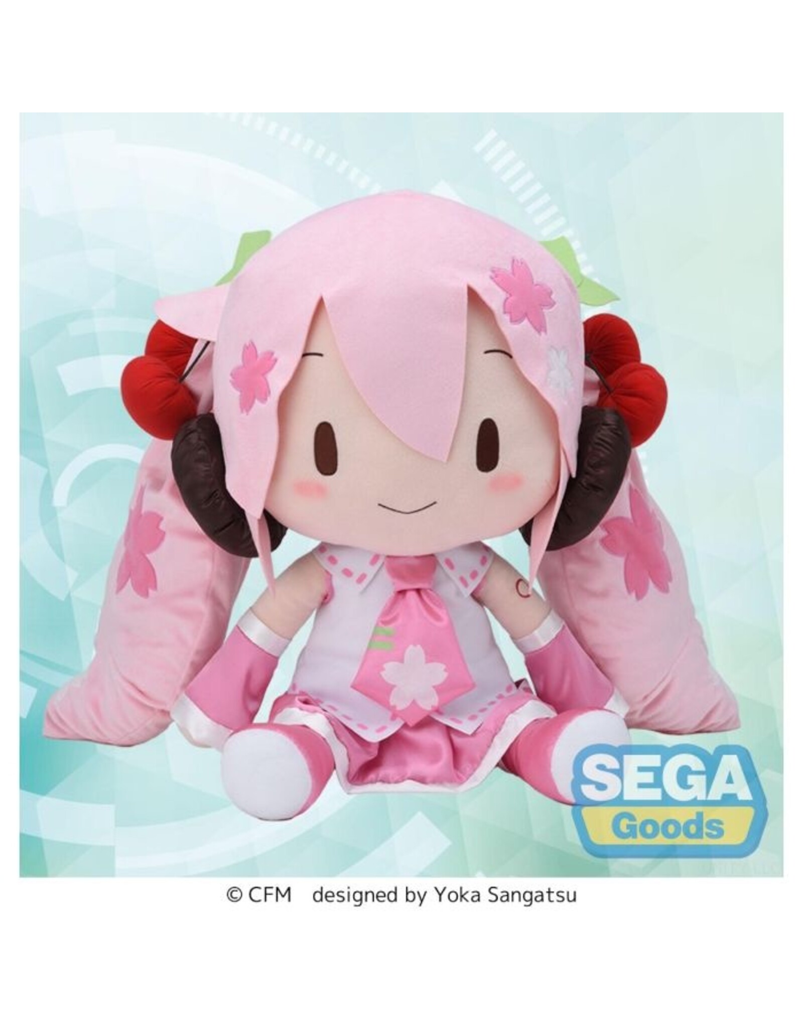 Vocaloid  Sakura Miku fuwa petit Dodeka Jumbo Plush *Pre-order*