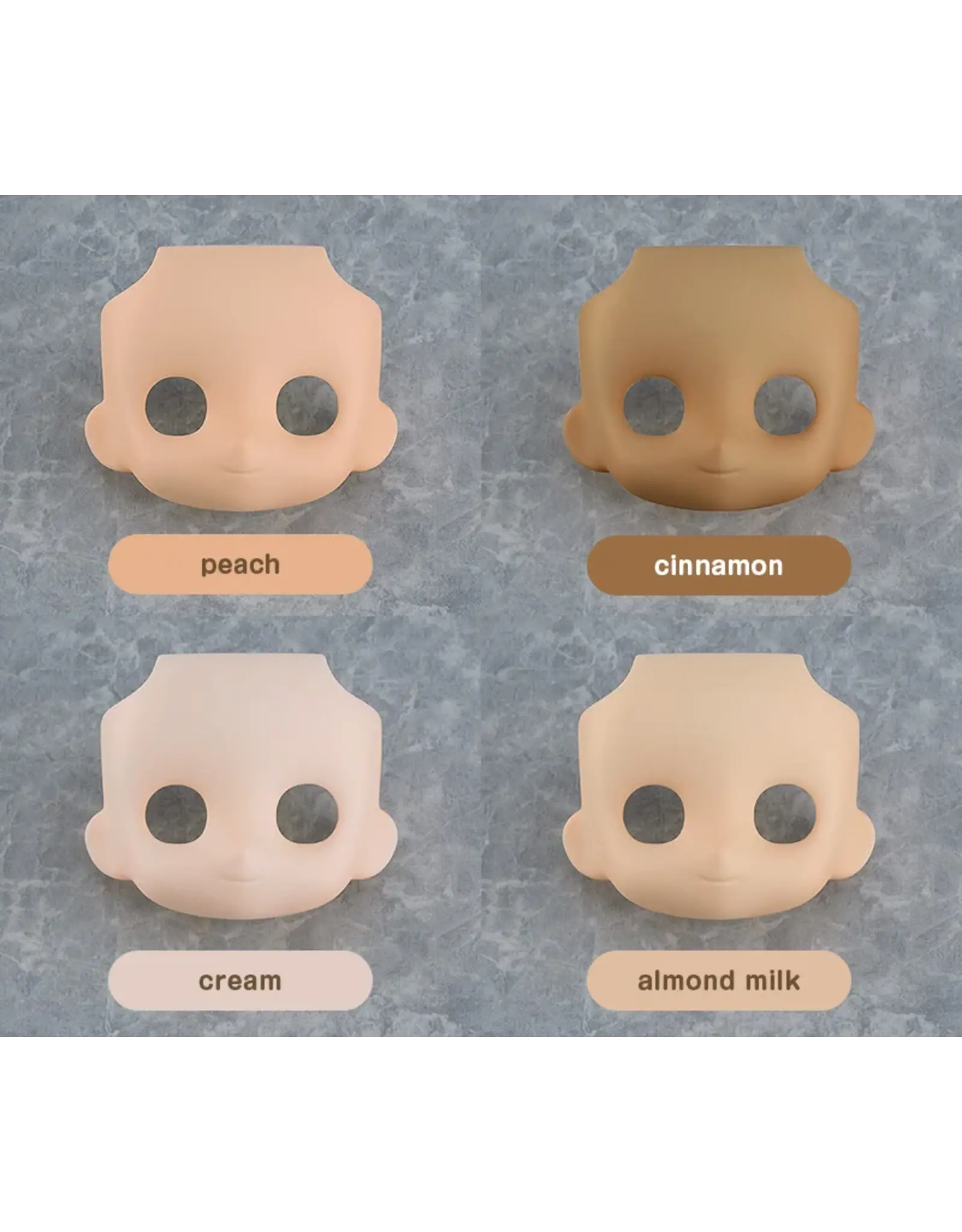 Nendoroid Doll Face Plate Narrowed Eyes Without Makeup Peach Blind Box