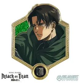 Zen Monkey Studios Attack On Titan Gold Pin- Levi