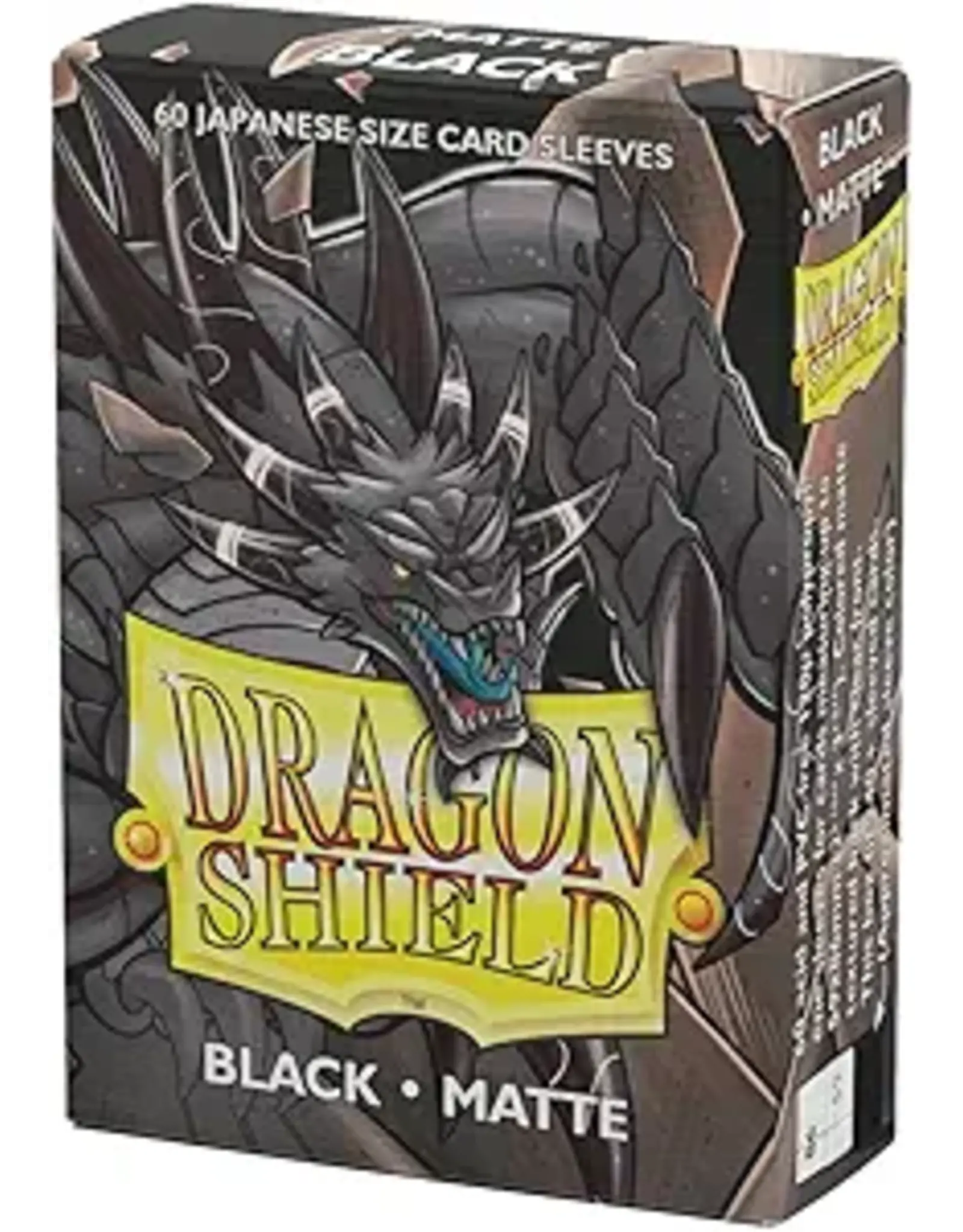 Dragon Shield Japanese Size- Matte Black
