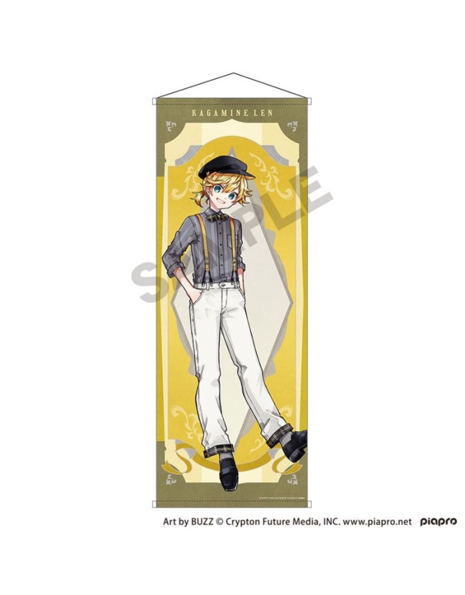 Japanese Import Life-size Tapestry Kagamine Len Retro ☆ Kobe 2025 *Pre-order* *DEPOSIT ONLY*