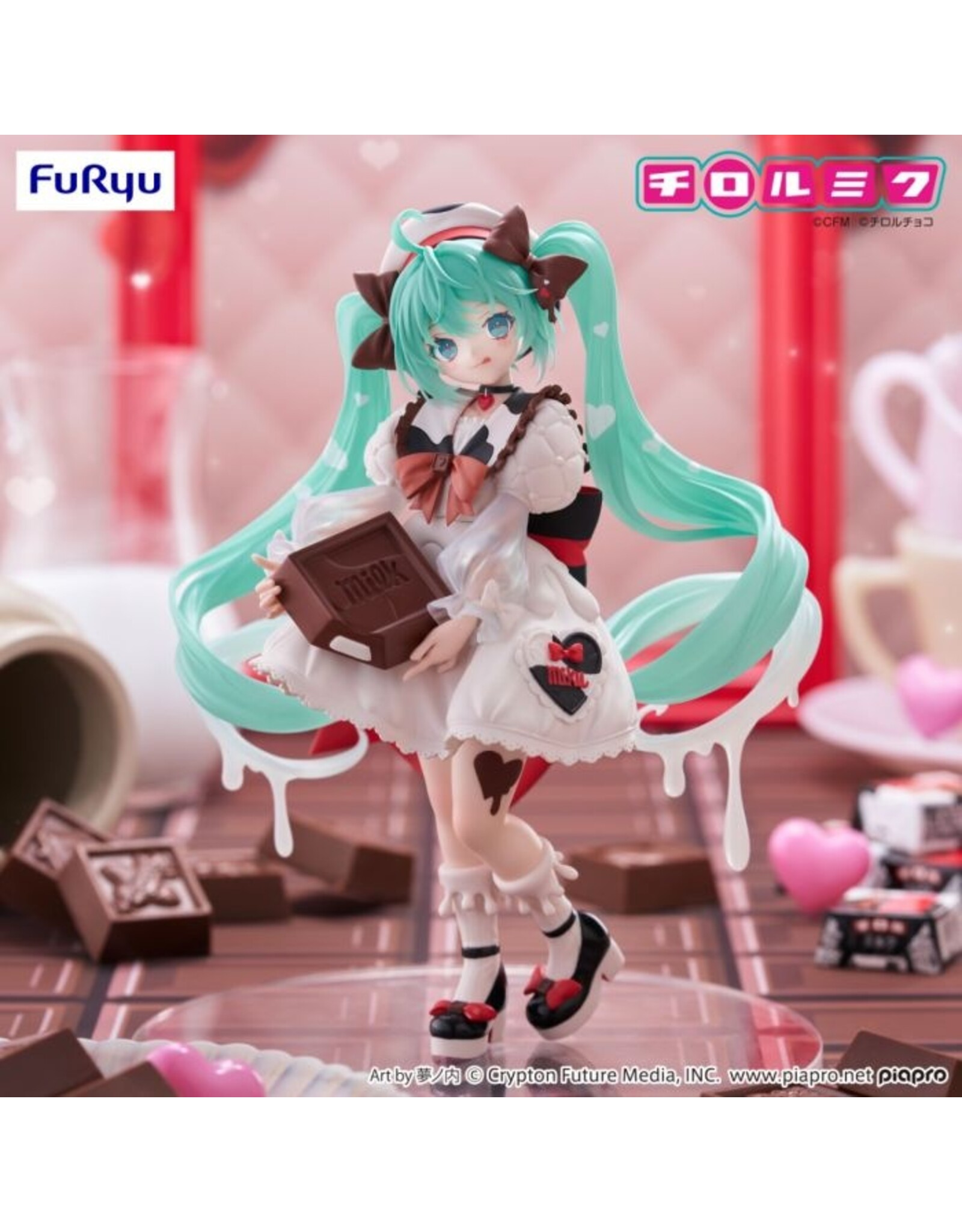 Hatsune Miku×TIROL CHOCO Milk Ver. Trio-Try-iT Figure *Pre-order*