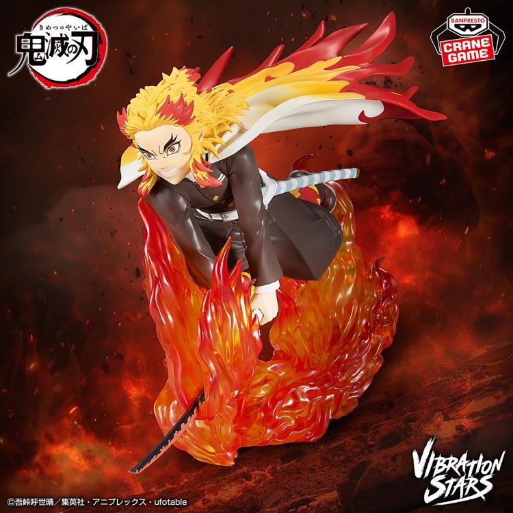 Demon Slayer Vibration Stars- Kyojuro Rengoku - Black Knight Anime