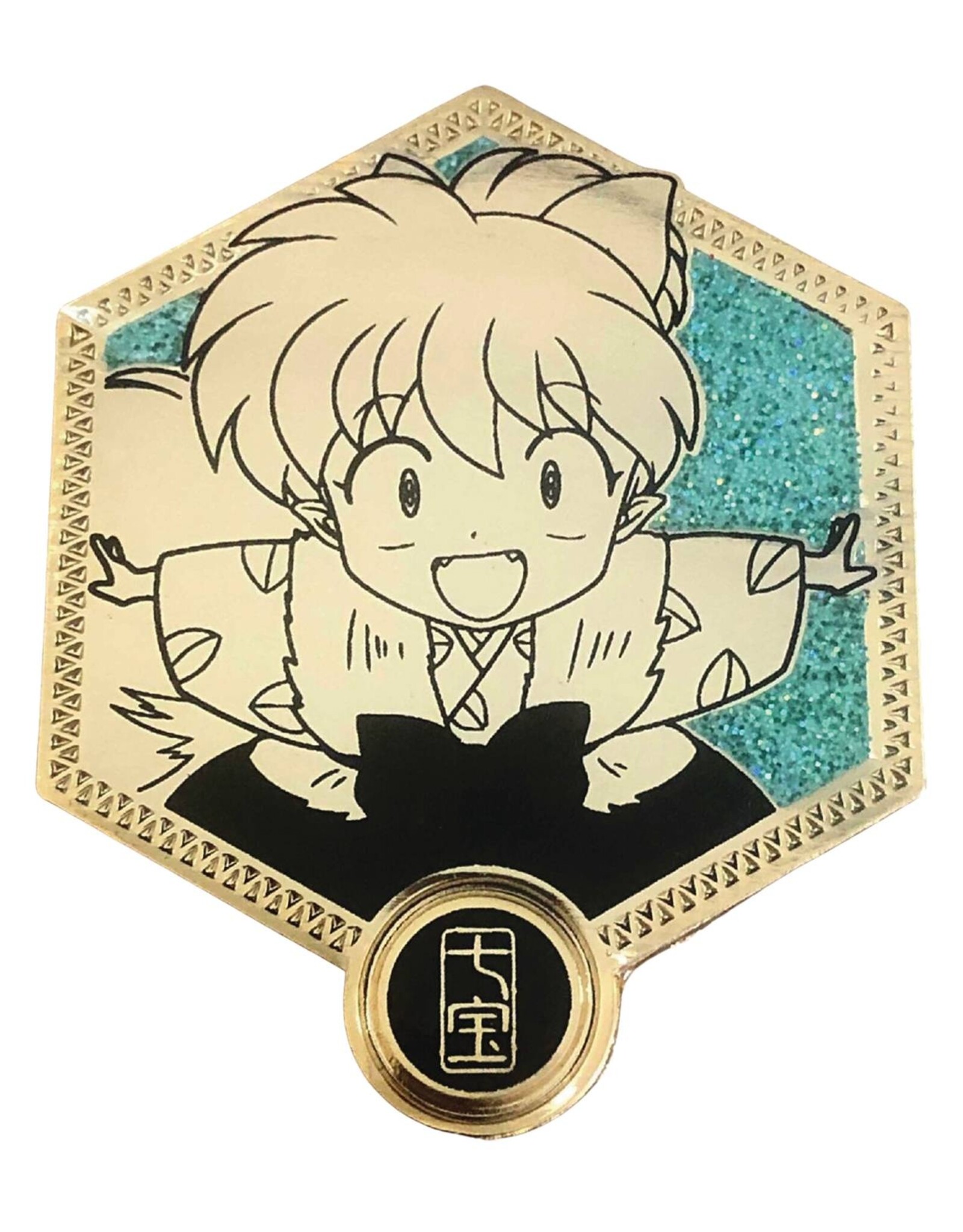 Zen Monkey Studios Inuyasha Gold Pin- Shippo