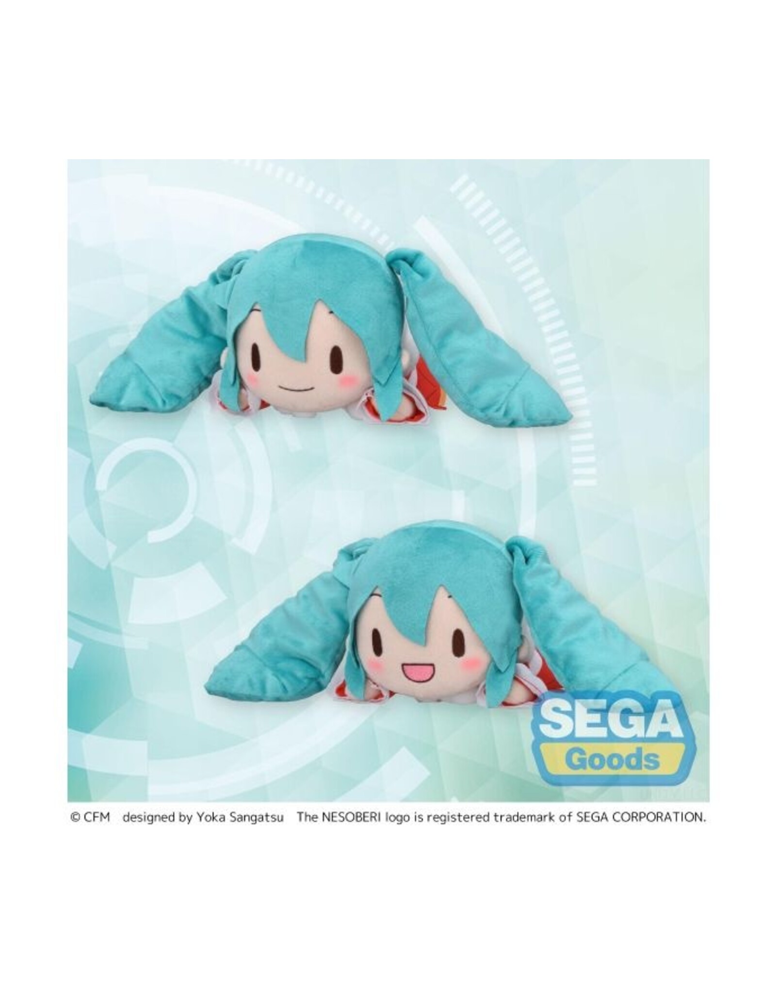 Hatsune Miku Christmas 2024 Fuwa Petit Nesoberi M Plush