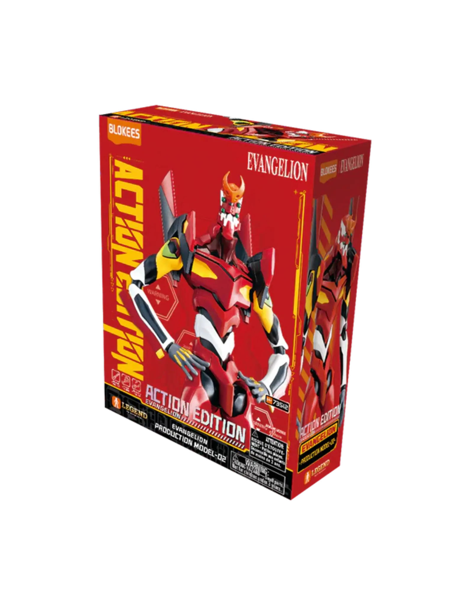Blokees Action Edition Evangelion EVA-02 (model Kit)