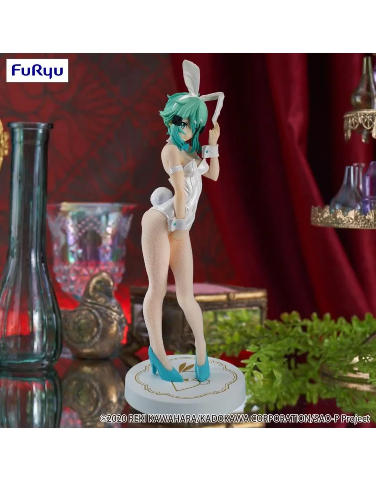 SAO Sinon White Pearl Bicute Bunnies Figure