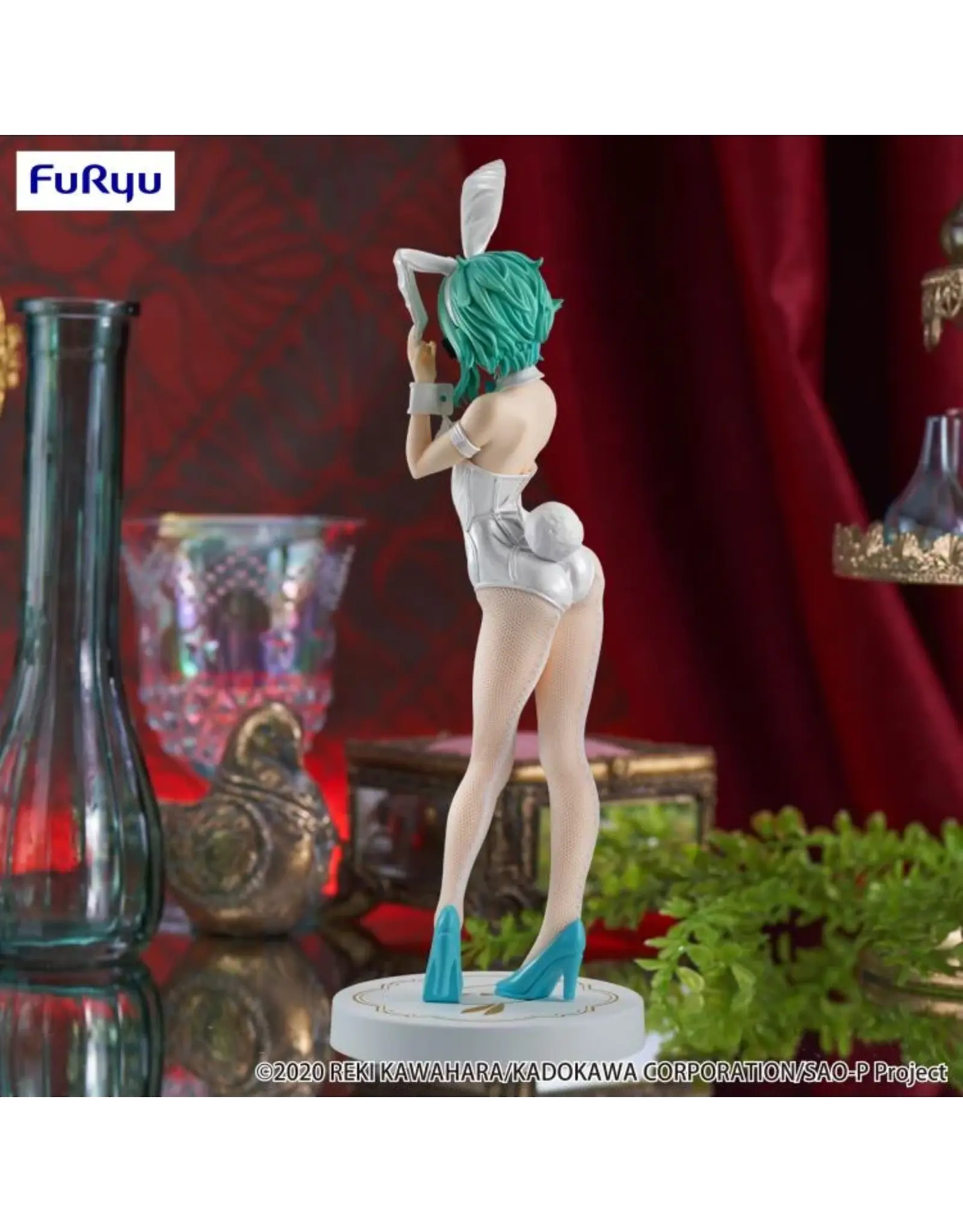 SAO Sinon White Pearl Bicute Bunnies Figure