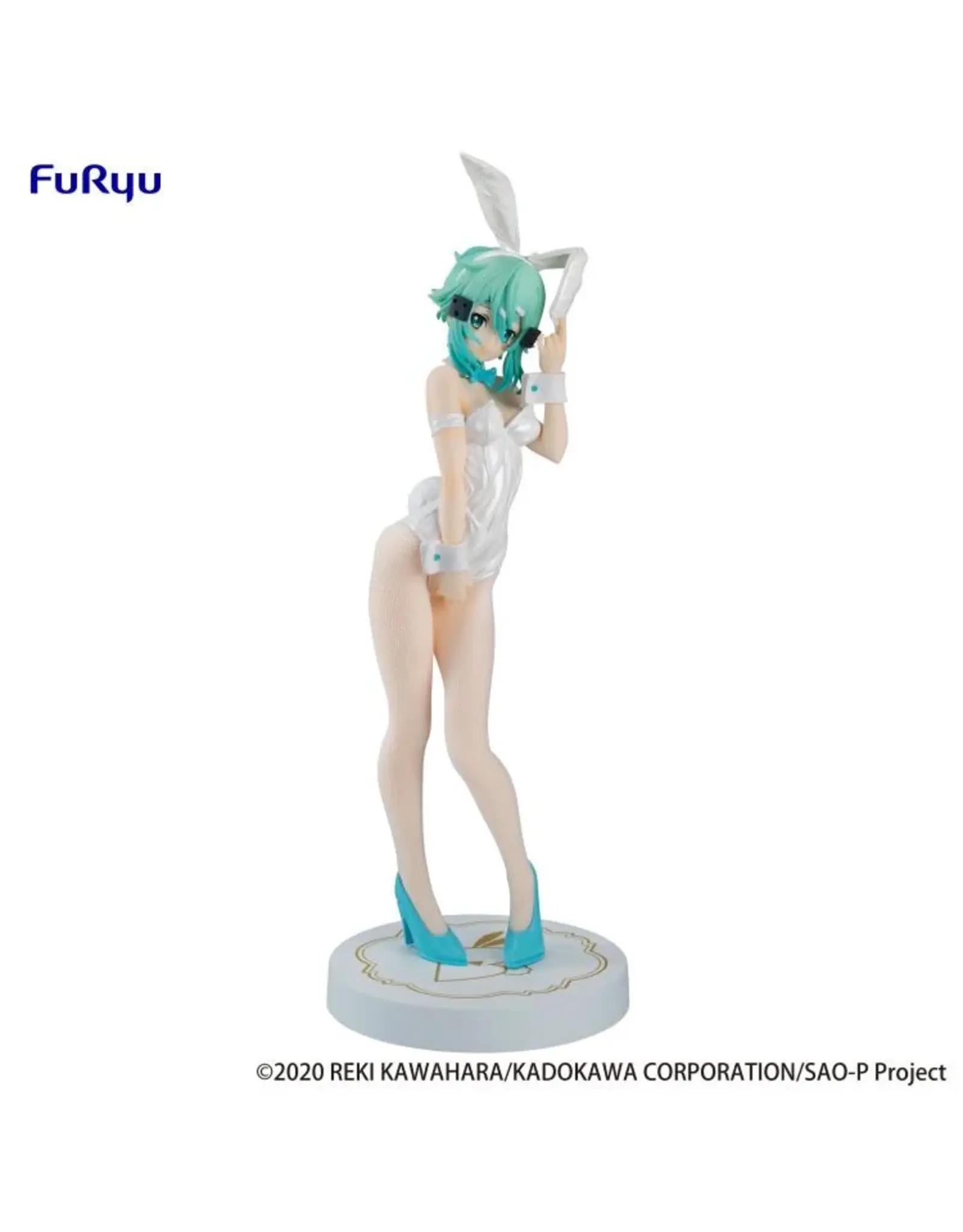 SAO Sinon White Pearl Bicute Bunnies Figure