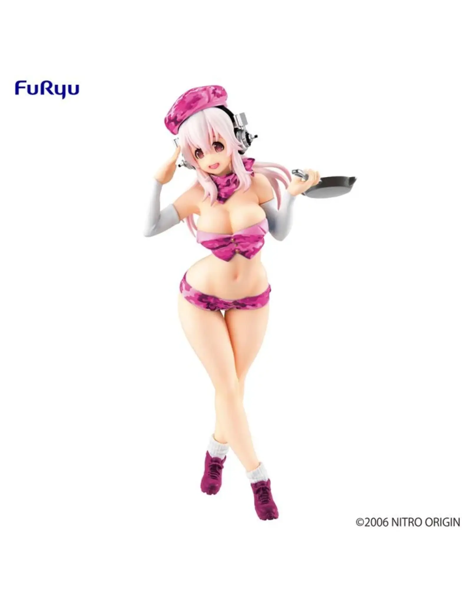 Super Sonico- Special Military Figure (Pink)