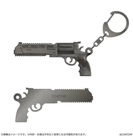 Resident Evil Requiem Metal Keychain - Gun Requiem *Pre-order*