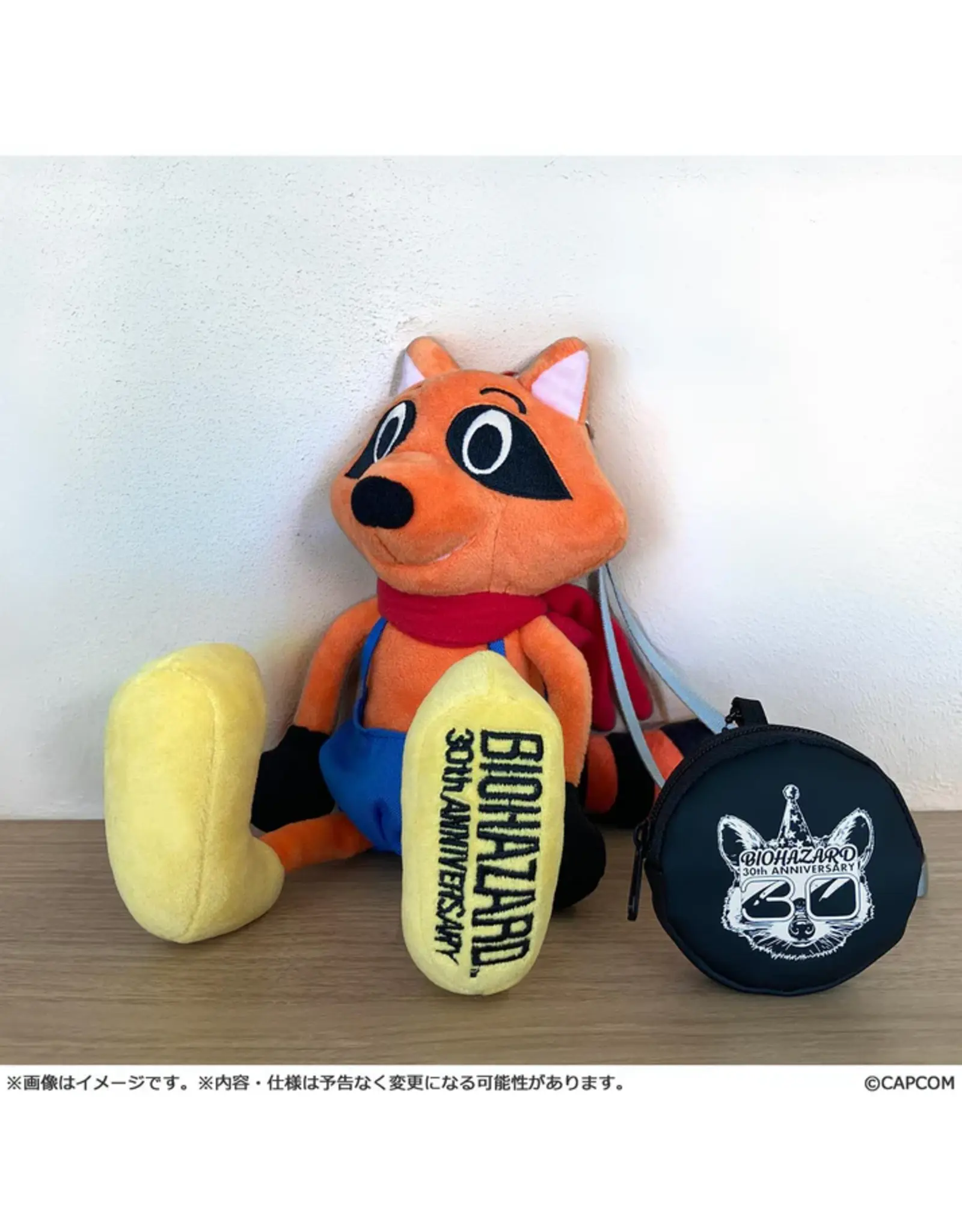 Resident Evil 30th Anniversary Mr. Raccoon Plush *Pre-order*