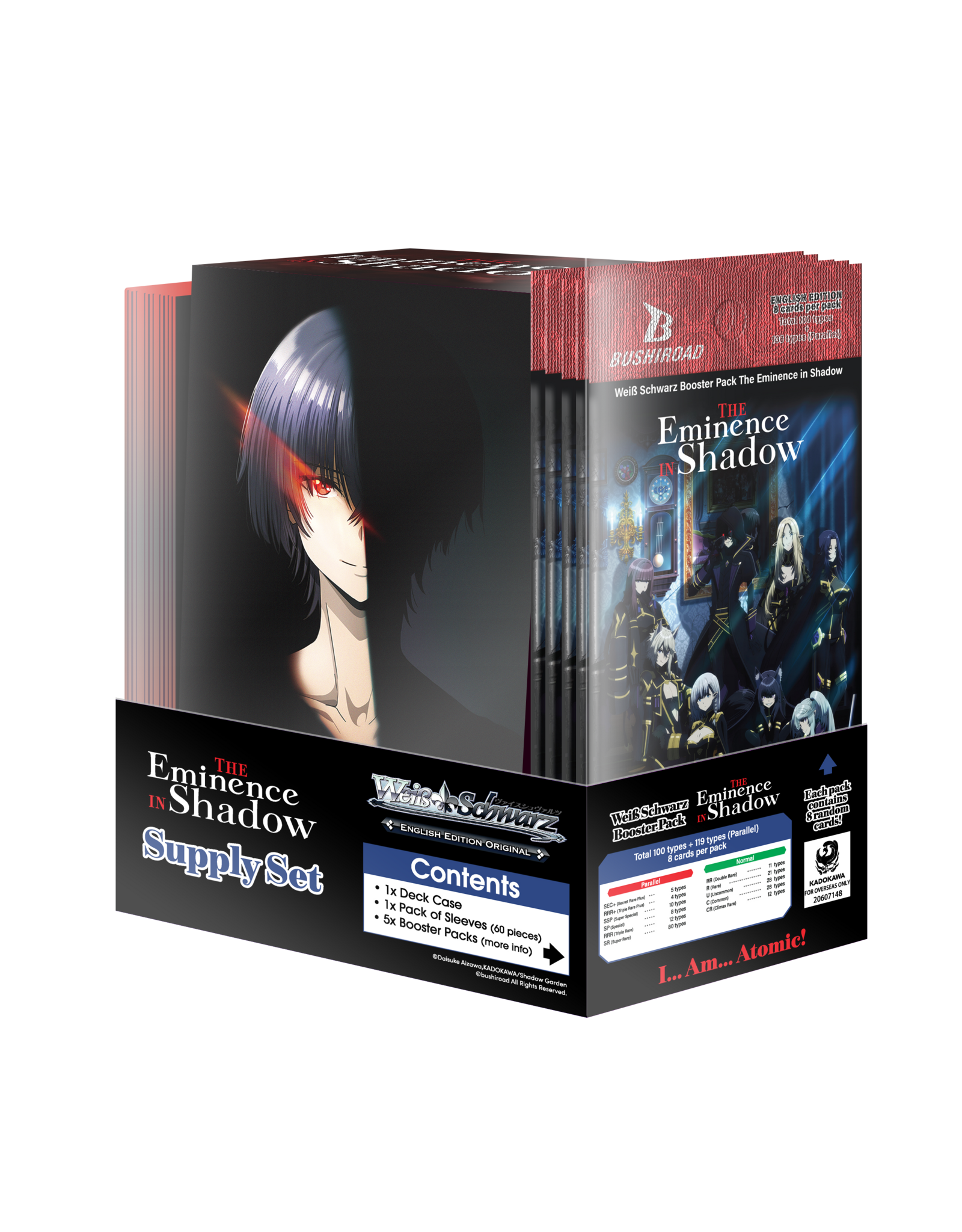 Weiss Schwarz Eminence in Shadow Supply Set English