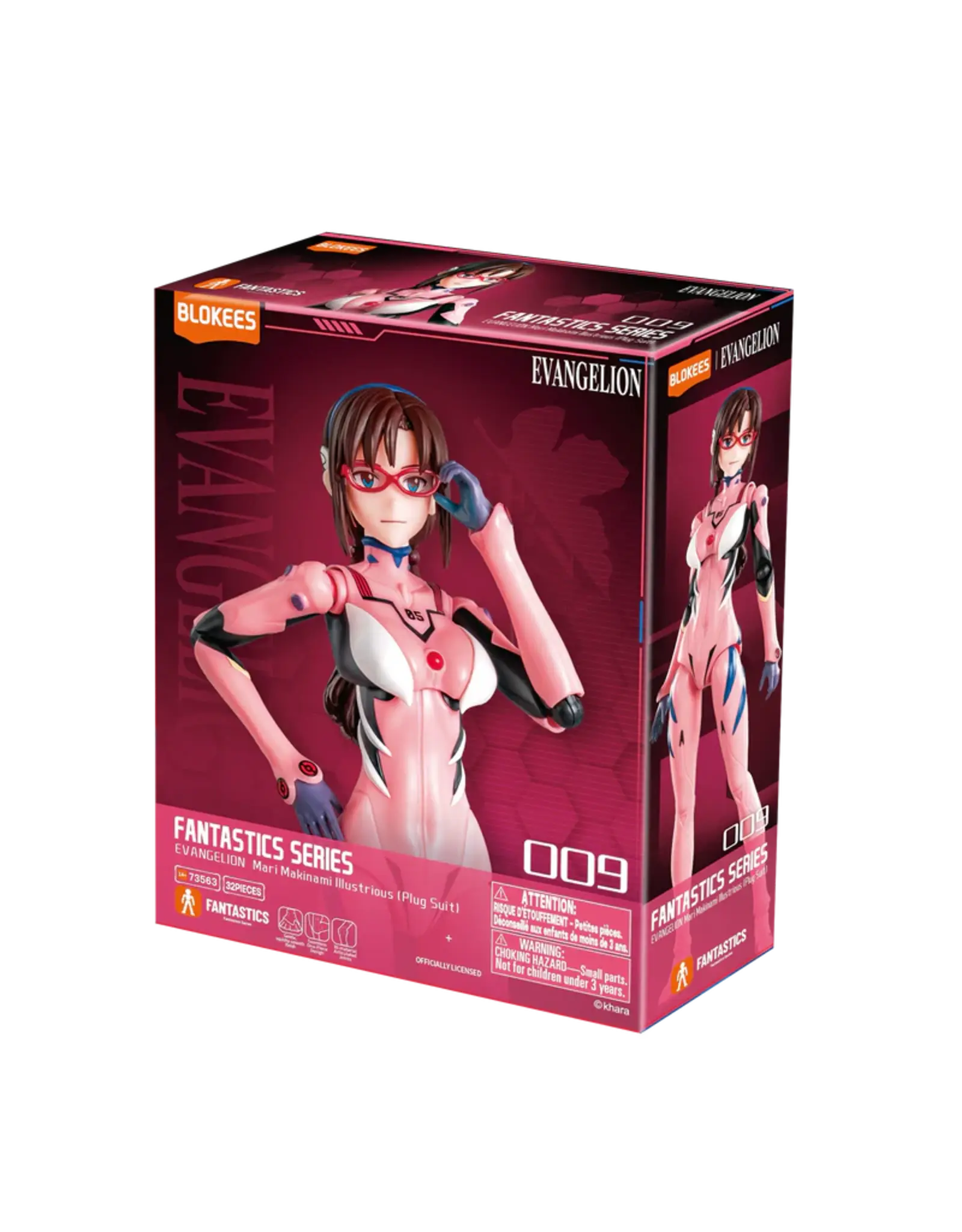 Blokees Evangelion Fantastic Series Mari Makinami Illustrious (Plug Suit Ver.)