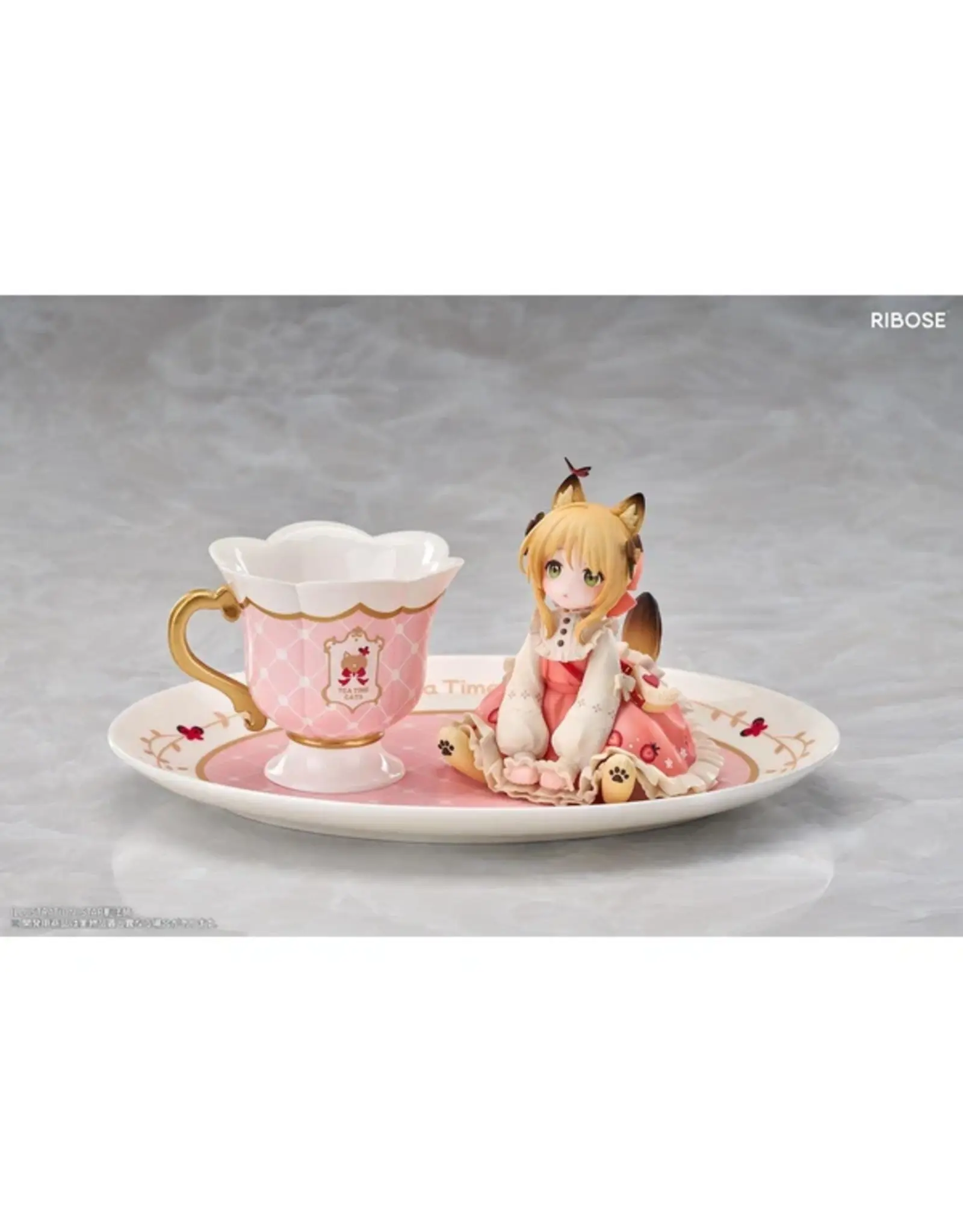 DLC Series Tea Time Cats Orange Cat Non Scale Figure *Pre-order* *DEPOSIT ONLY*