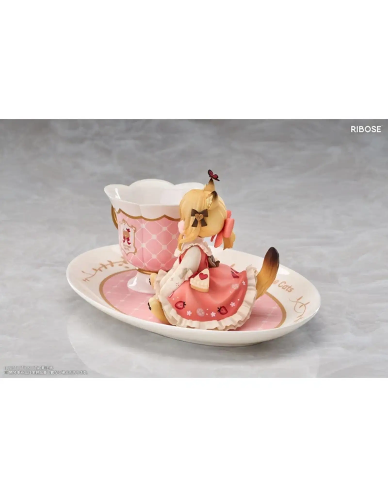 DLC Series Tea Time Cats Orange Cat Non Scale Figure *Pre-order* *DEPOSIT ONLY*