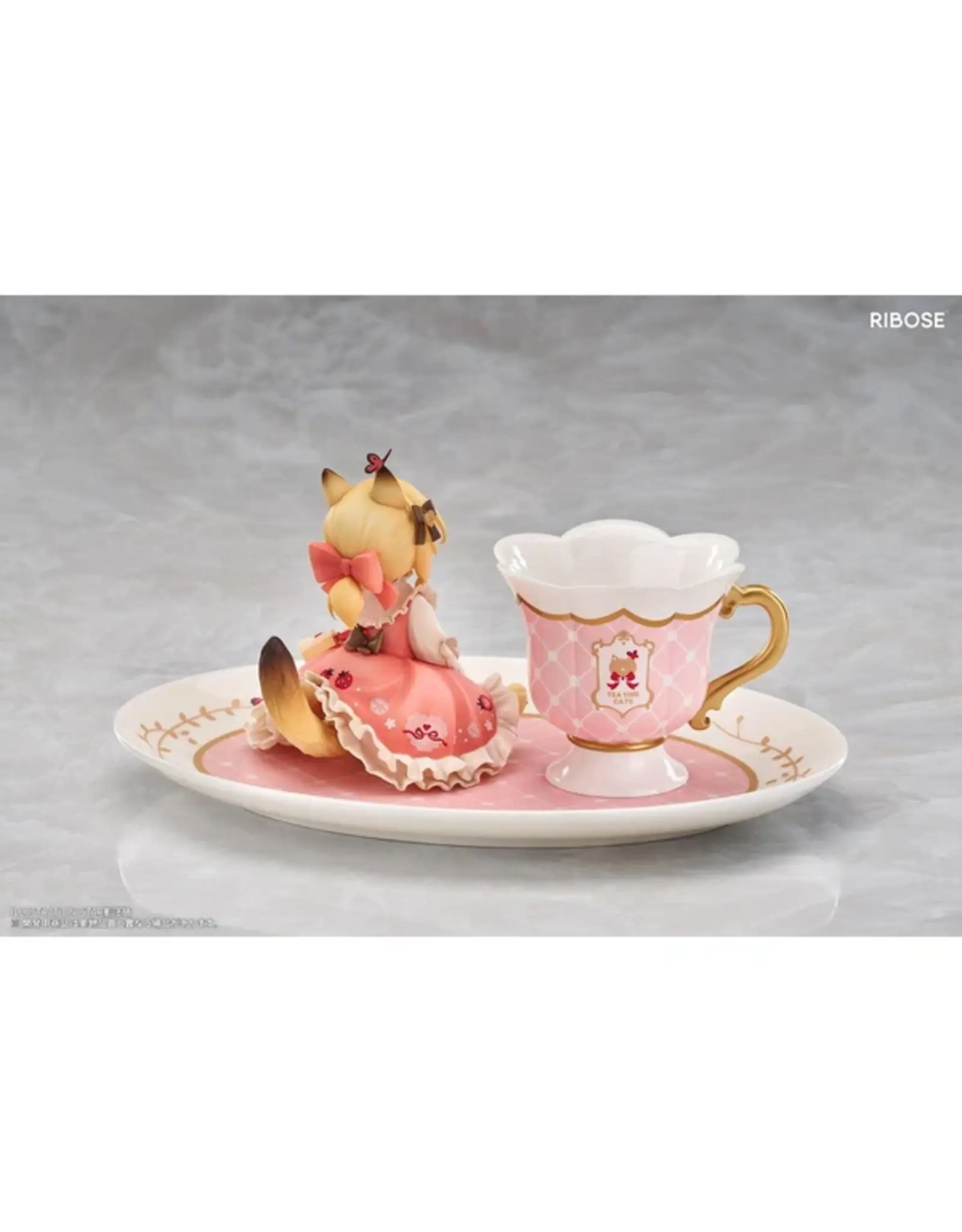 DLC Series Tea Time Cats Orange Cat Non Scale Figure *Pre-order* *DEPOSIT ONLY*