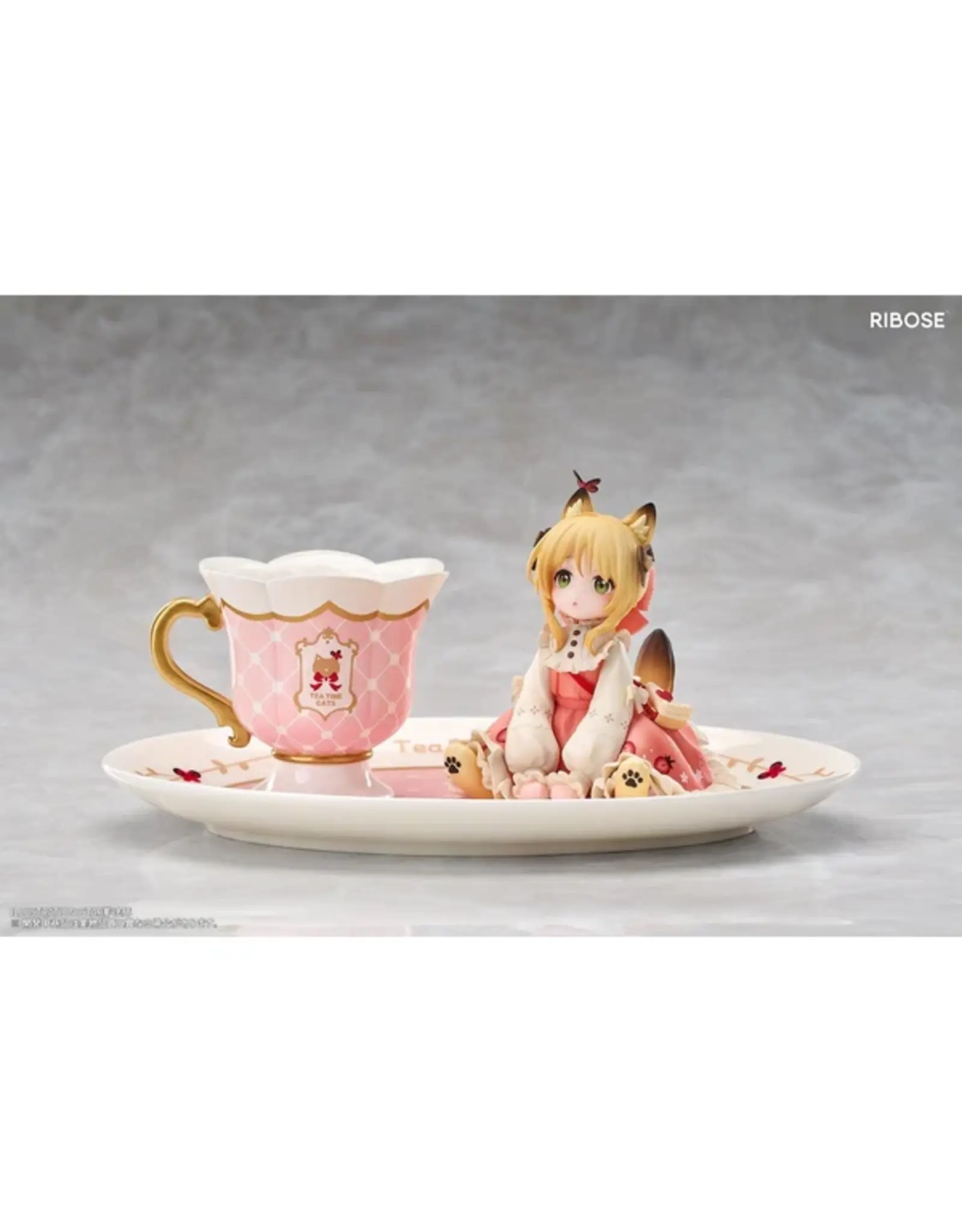 DLC Series Tea Time Cats Orange Cat Non Scale Figure *Pre-order* *DEPOSIT ONLY*