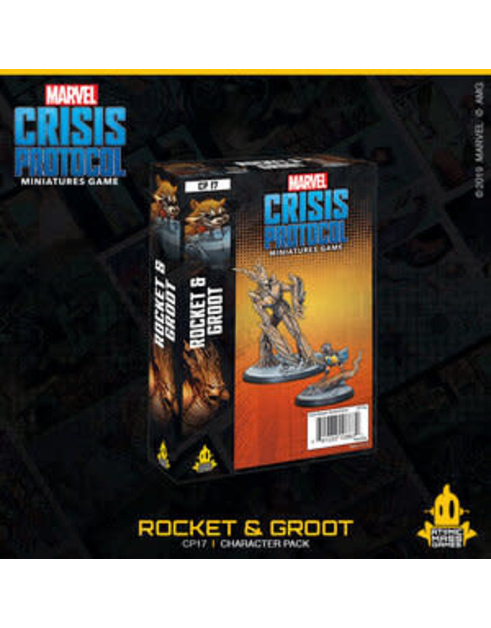 ATOMIC MASS GAMES CP17 Rocket & Groot