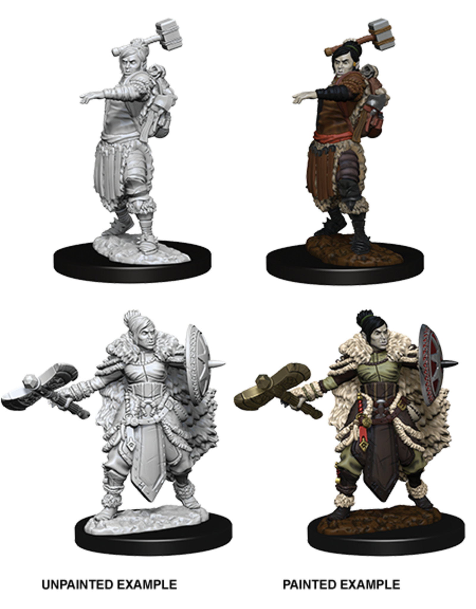 Wizkids WZK73703 Female Half-Orc Barbar