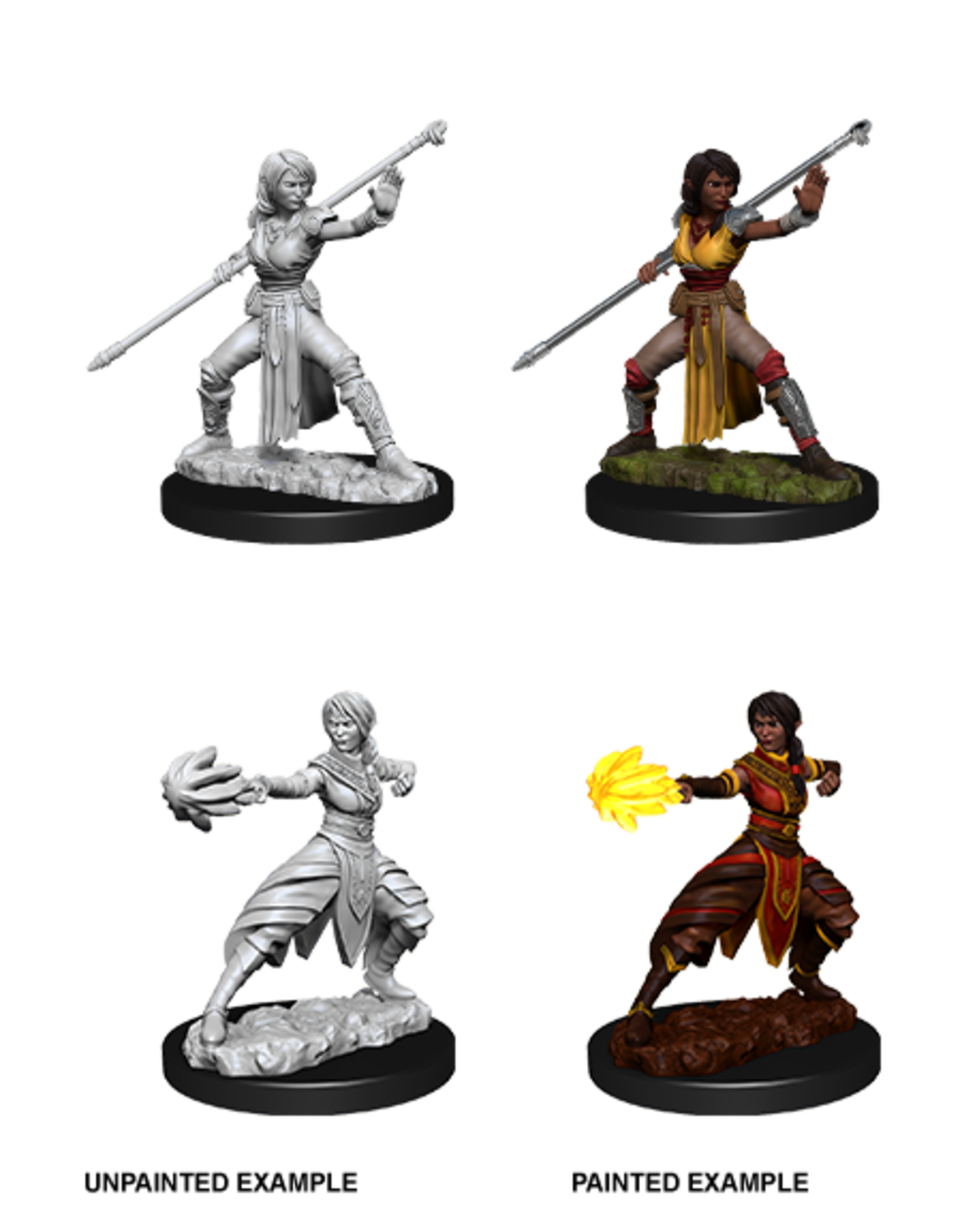 Wizkids WZK73839 Female Half-elf Monk