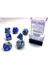 Chessex CHX26423 Gemini: Poly Blue Steel/White (7)